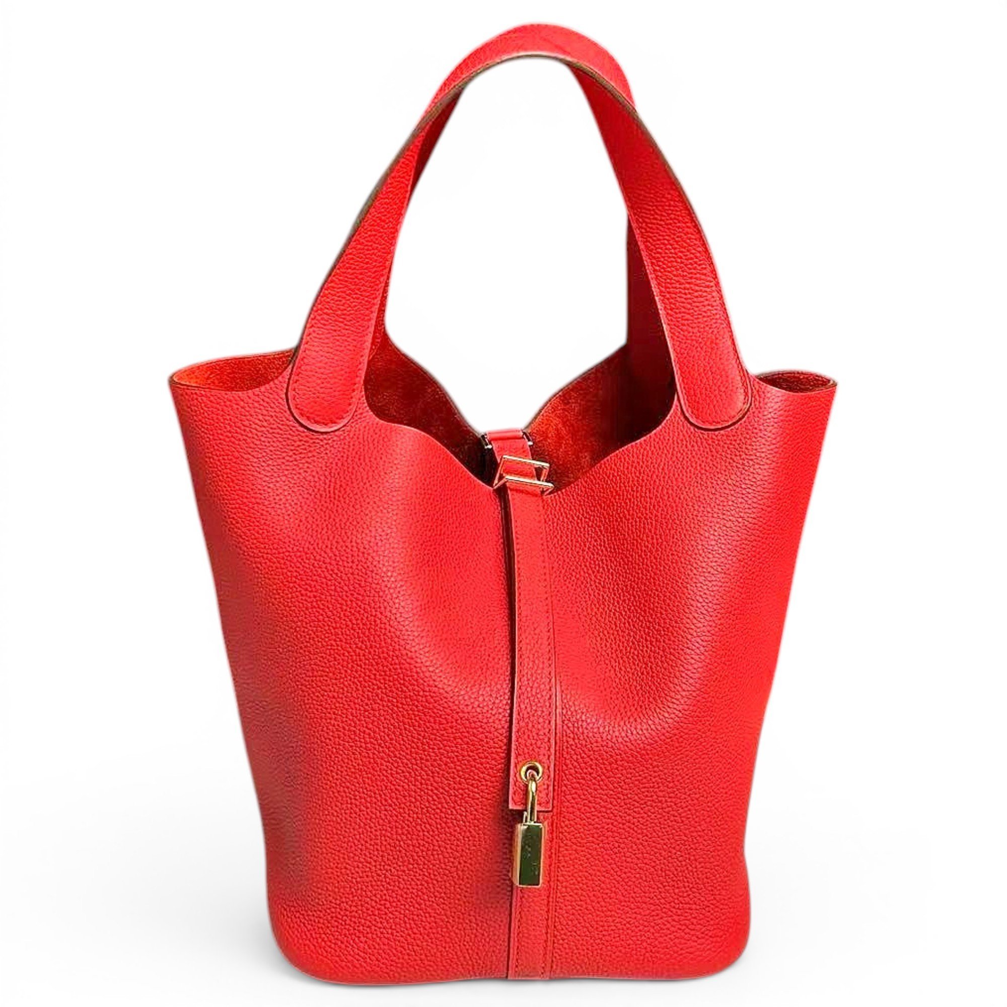 Picotin leather handbag