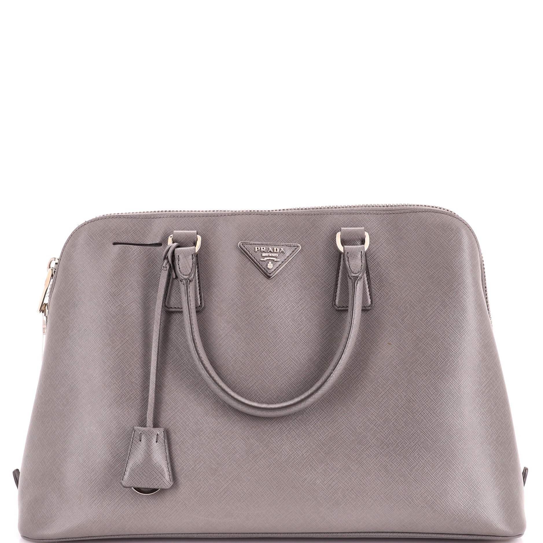Promenade leather bowling bag