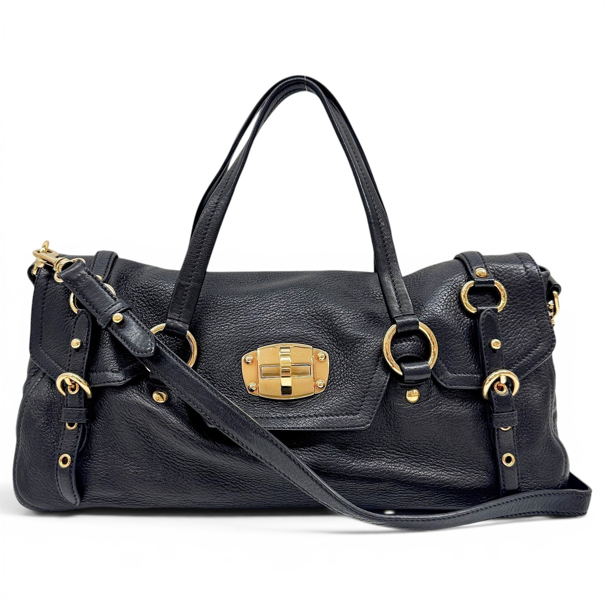 Leather handbag