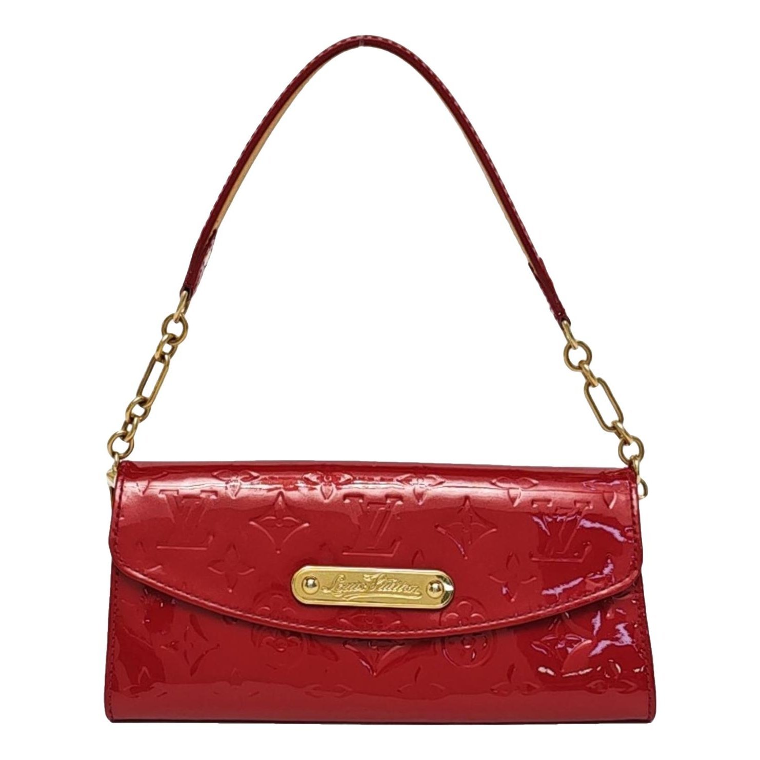 Sunset Boulevard patent leather handbag