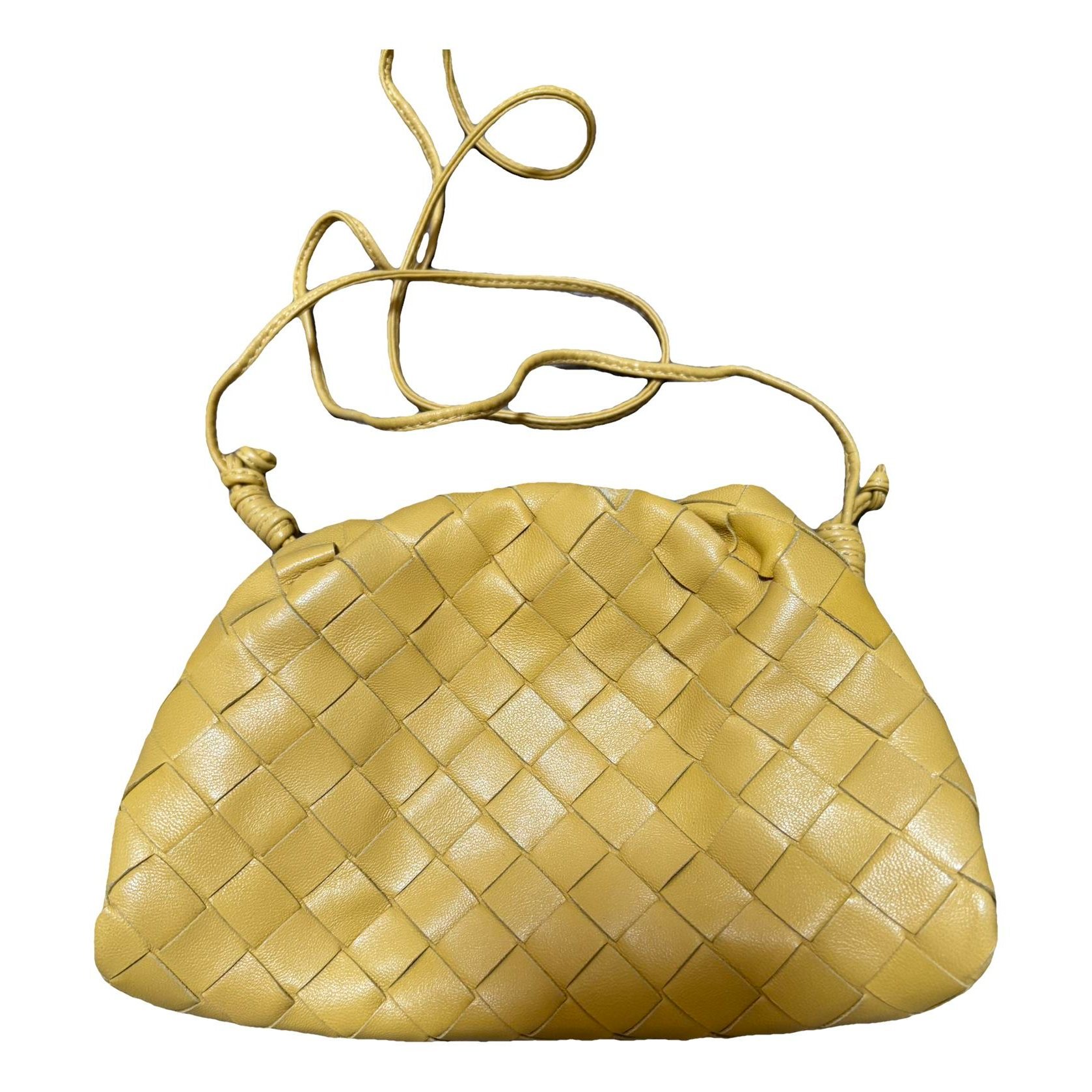 Loop leather handbag