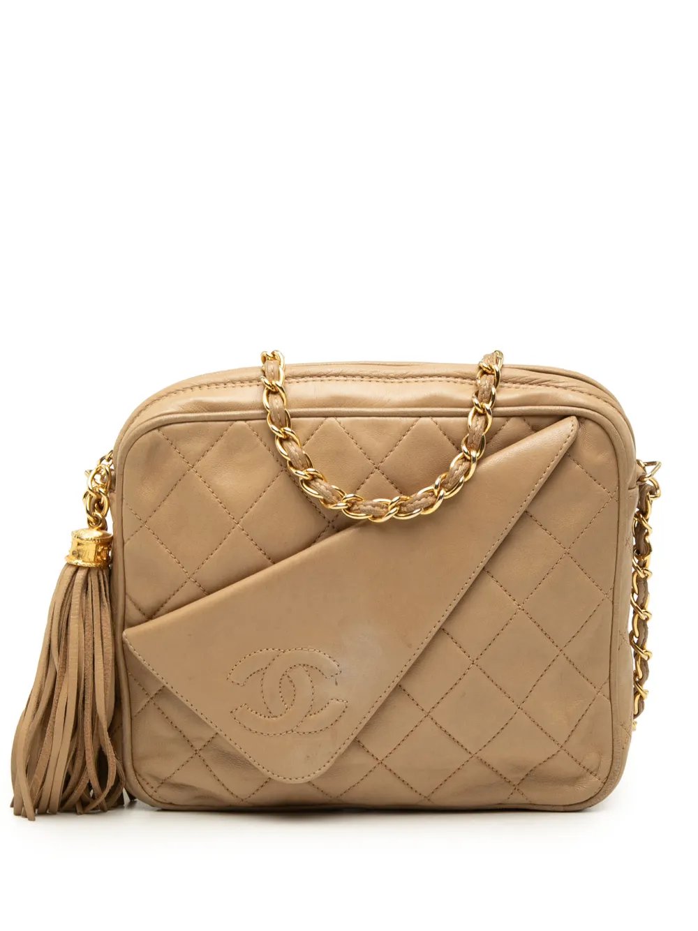 1986-1988 Mini CC Quilted Lambskin Tassel Camera Bag crossbody bag