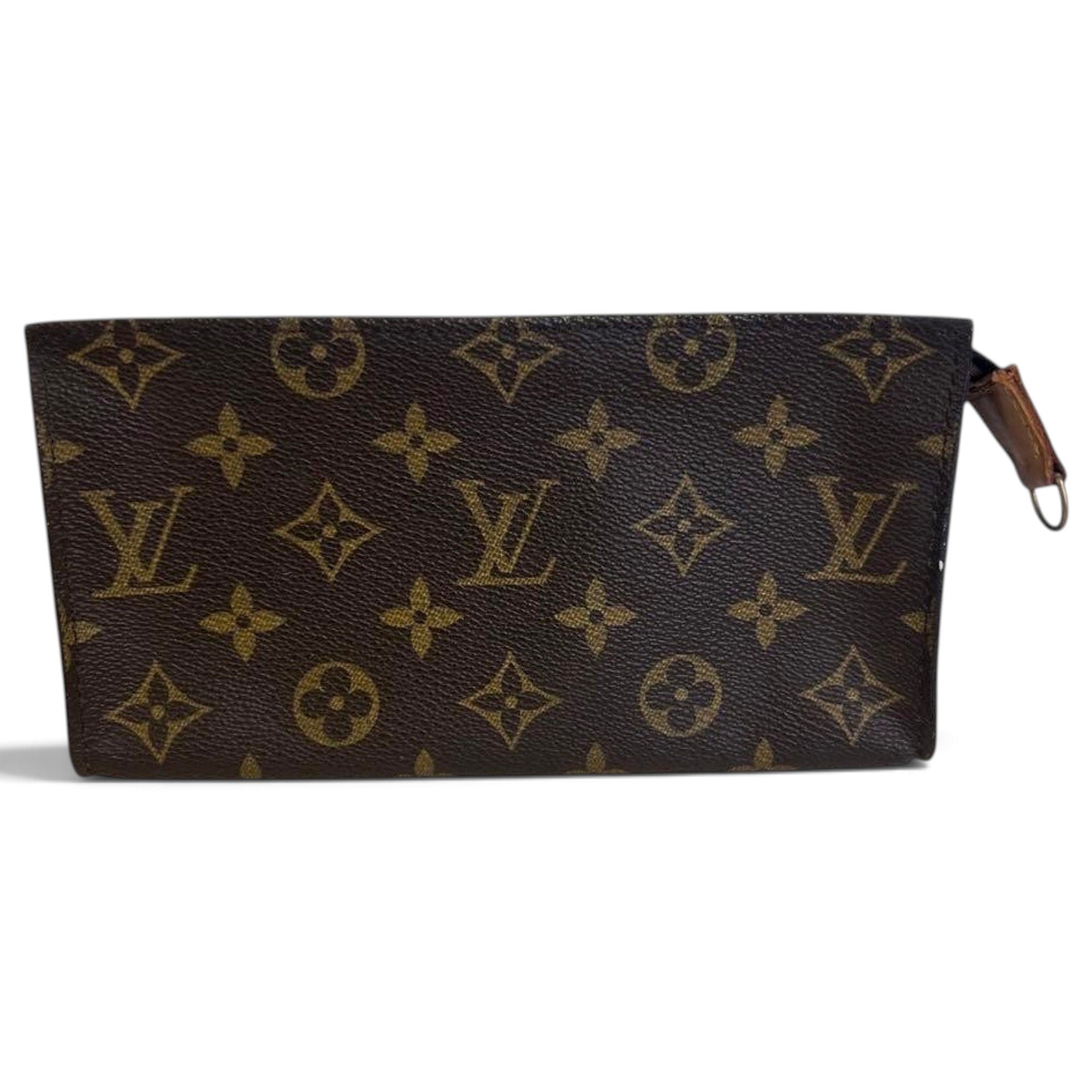 Leather clutch bag