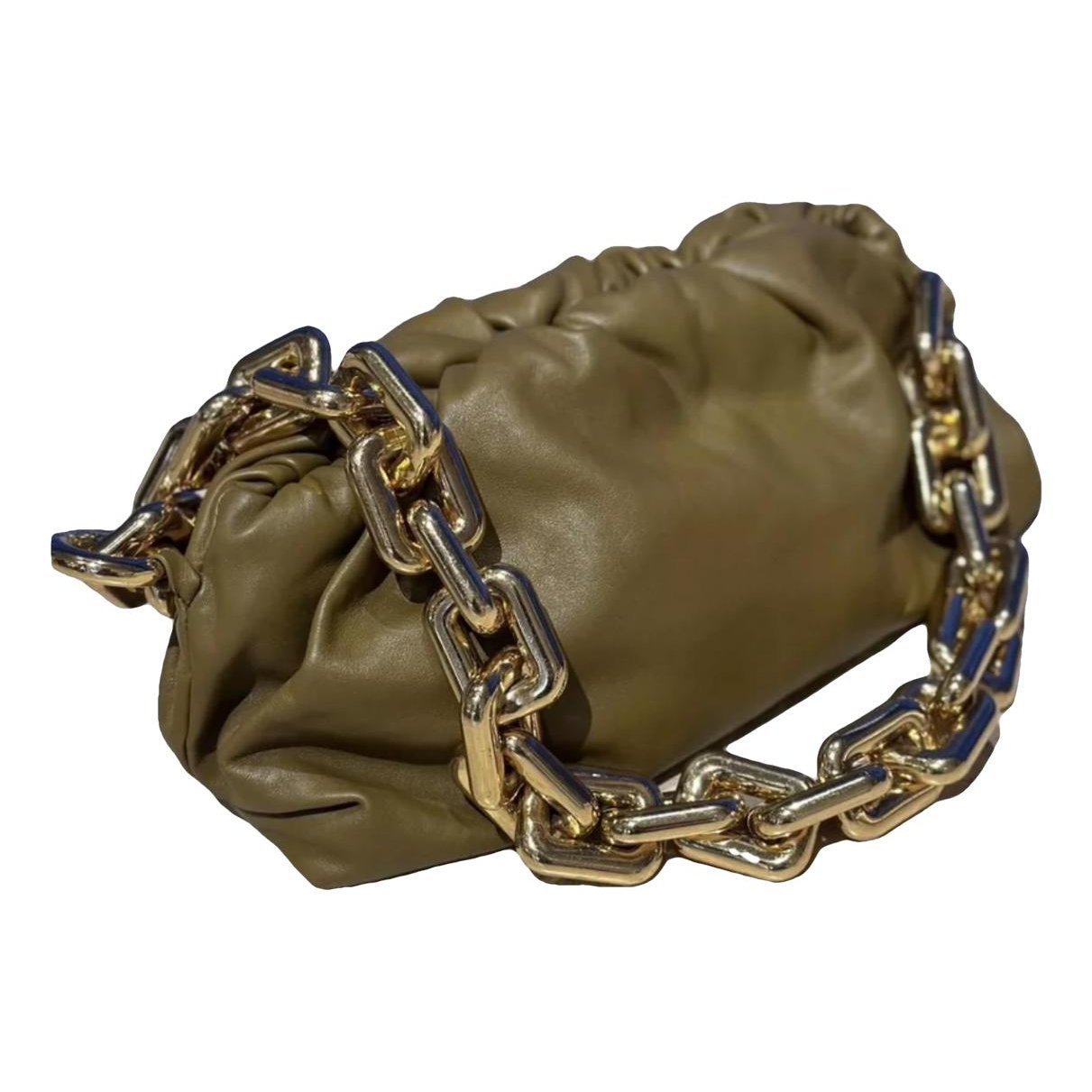 Chain Pouch leather handbag
