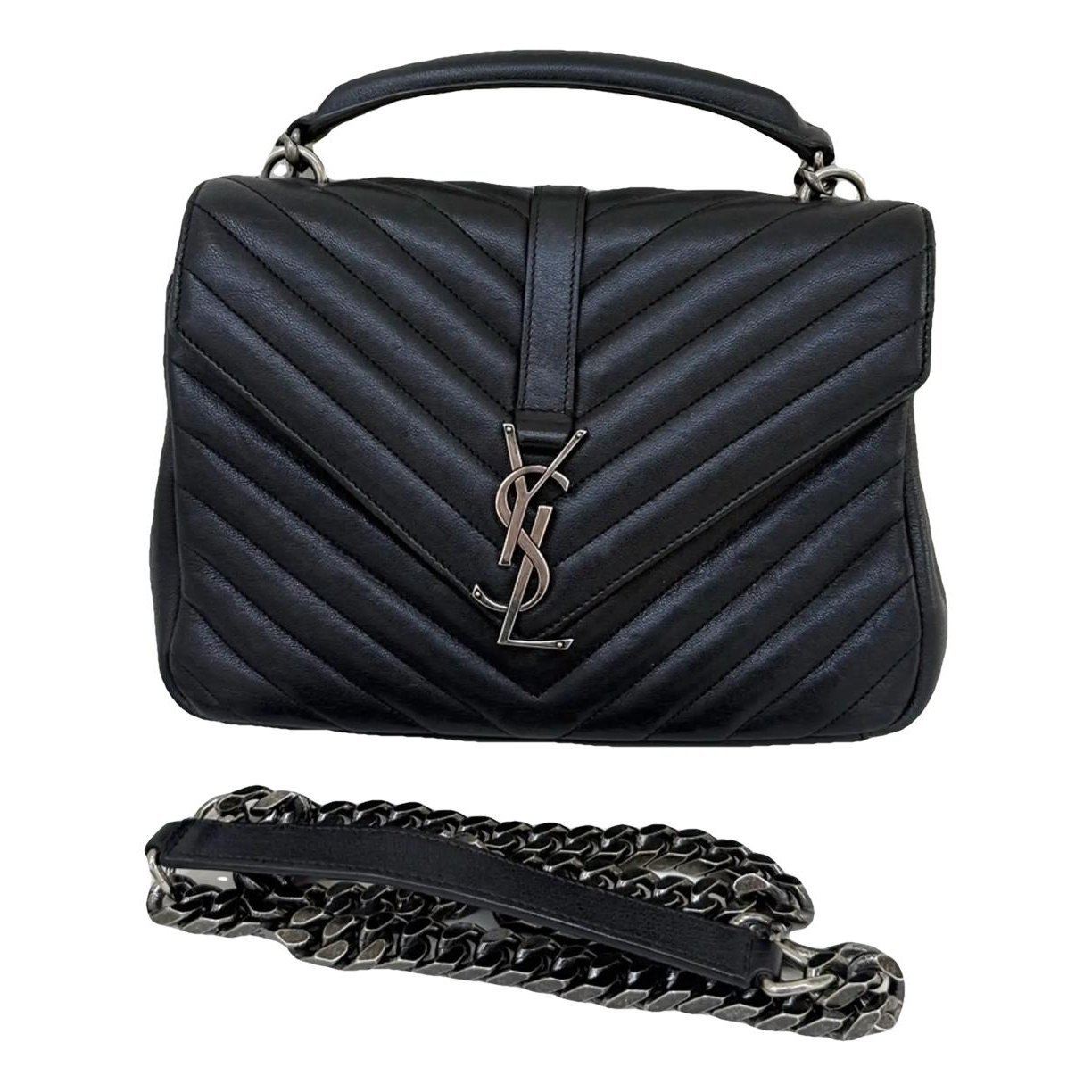 Collége monogramme leather crossbody bag