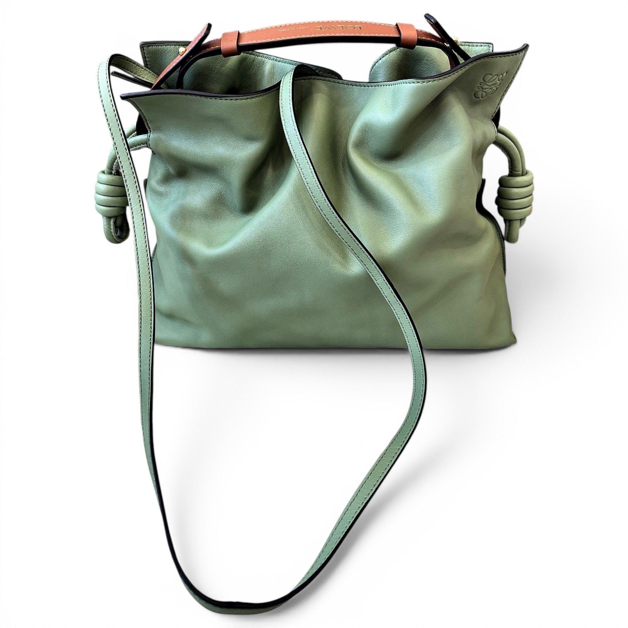 Flamenco leather handbag