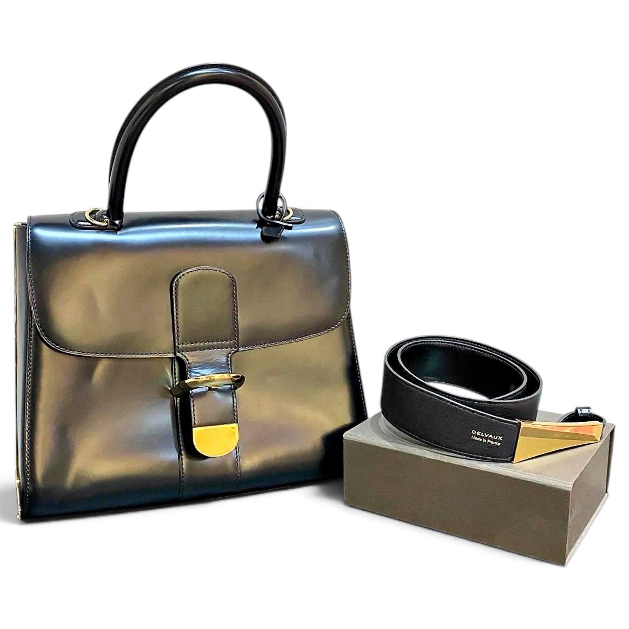 Brillant leather handbag