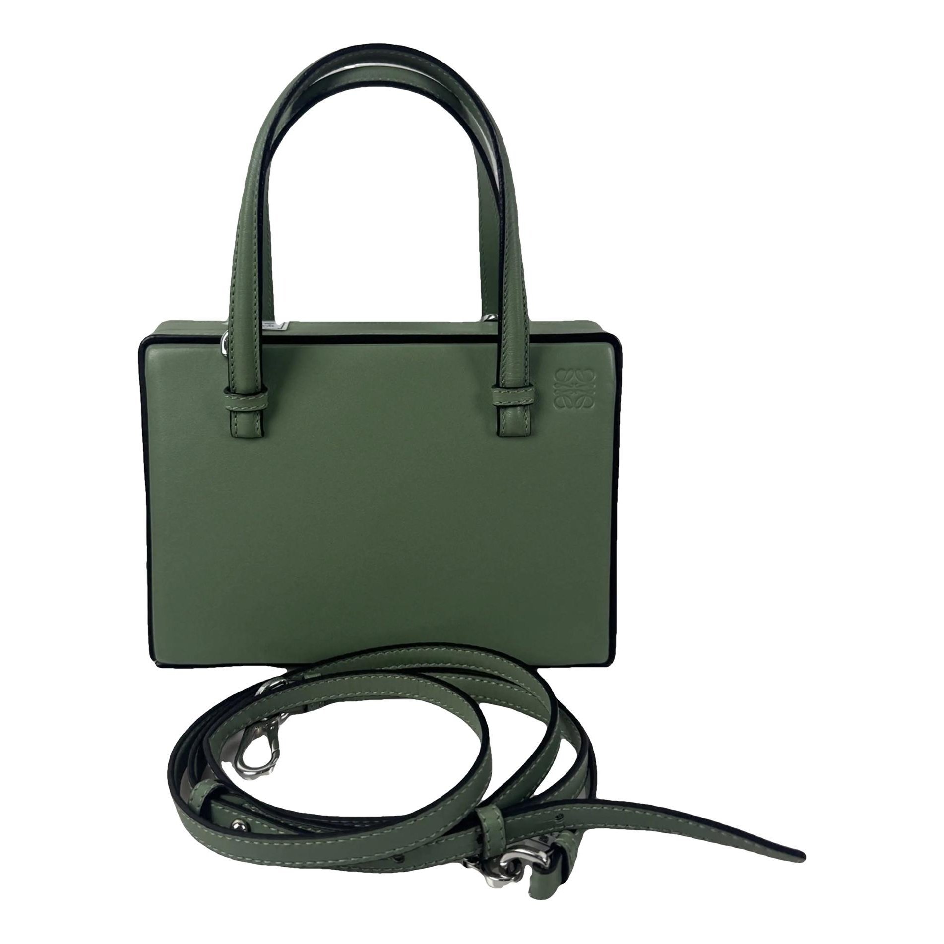 Postal leather crossbody bag