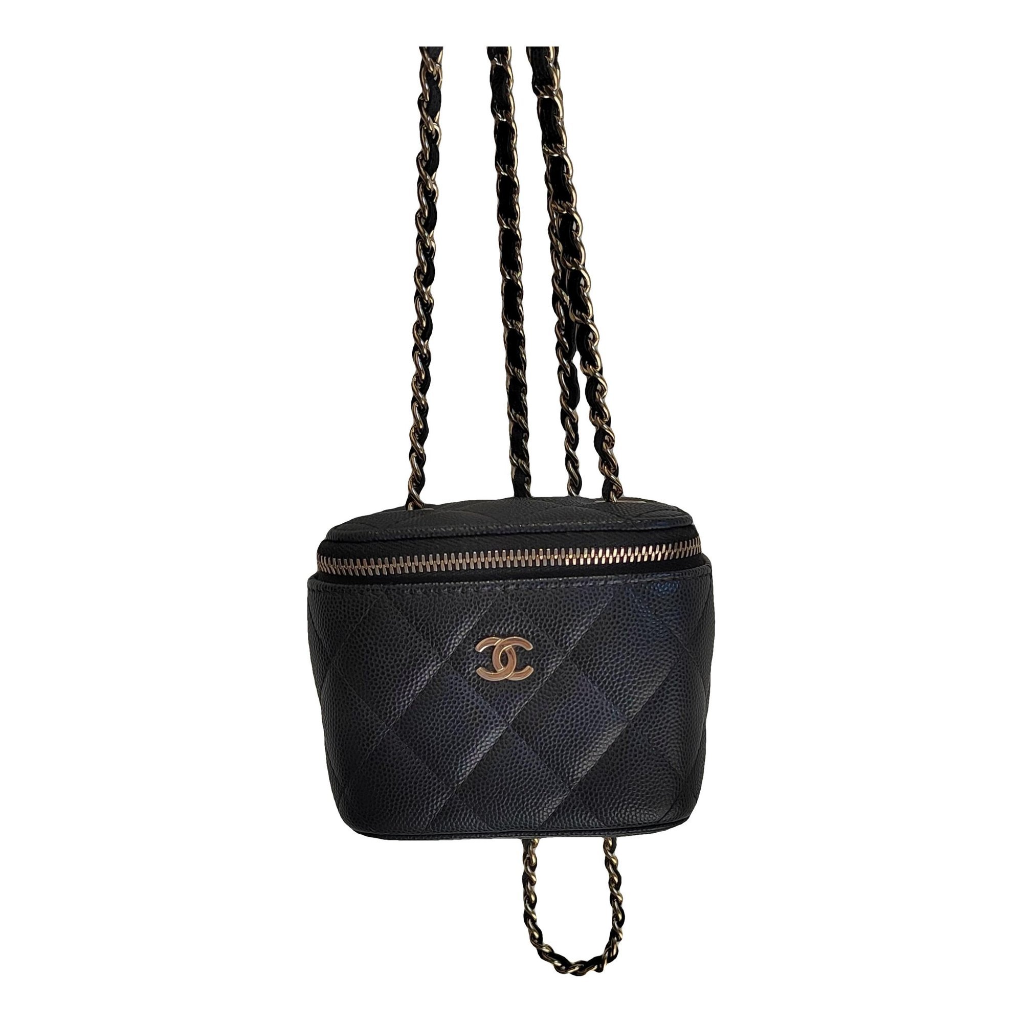 Trendy CC Vanity leather handbag