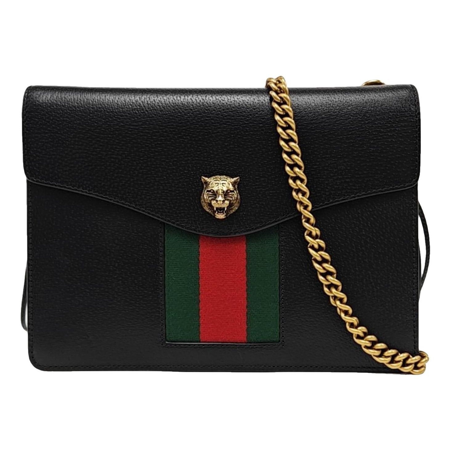 Animalier leather handbag