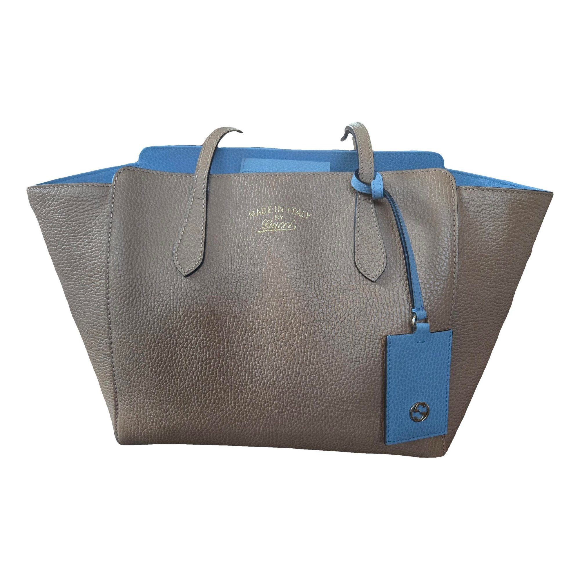 Swing leather tote
