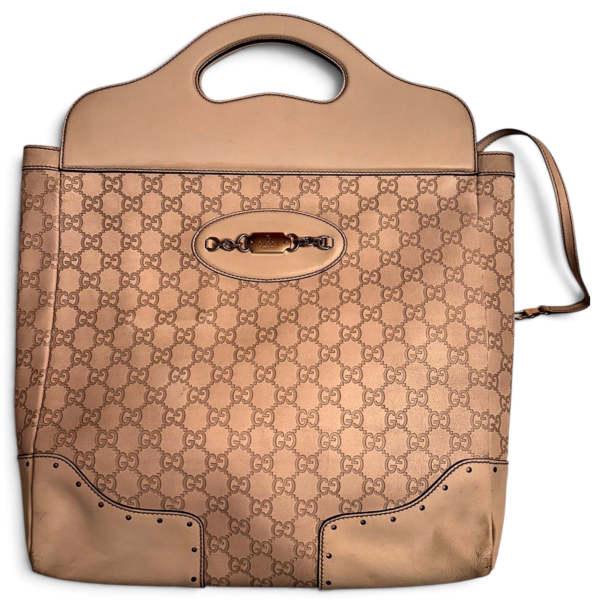 Leather tote