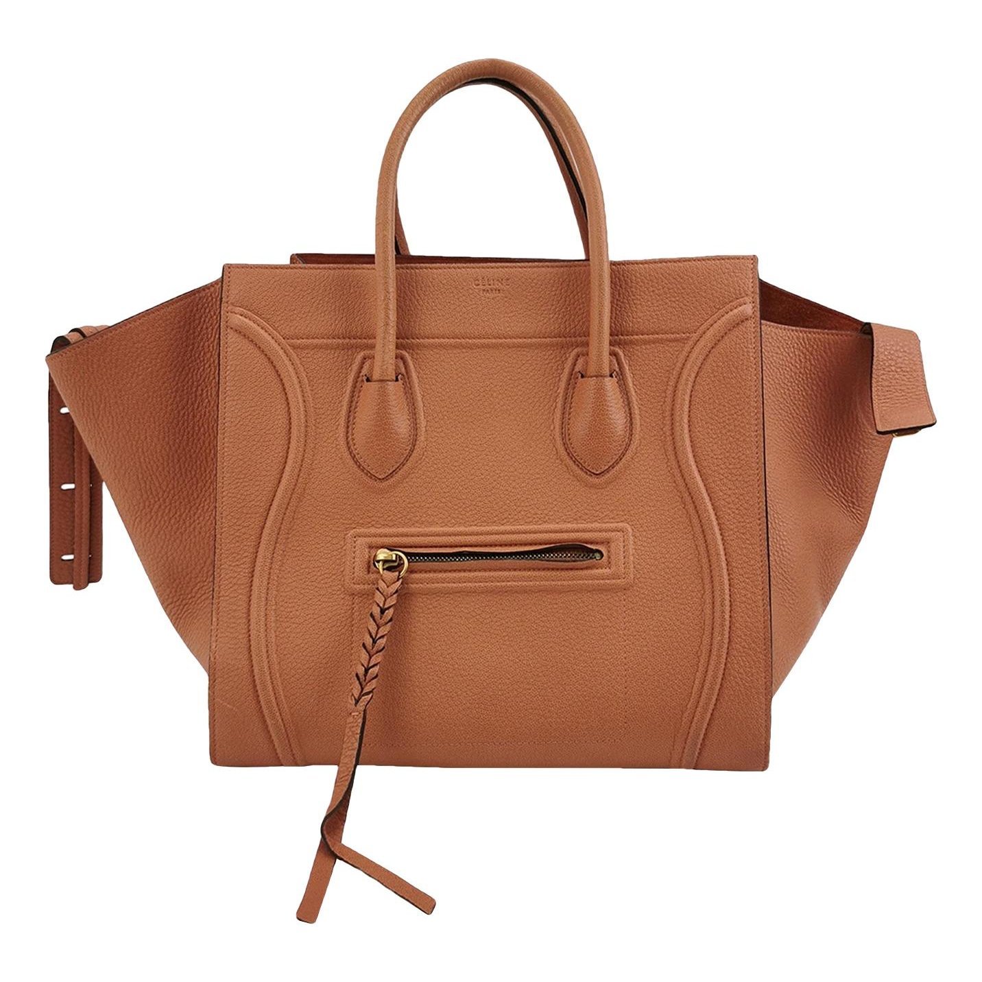 Luggage leather handbag