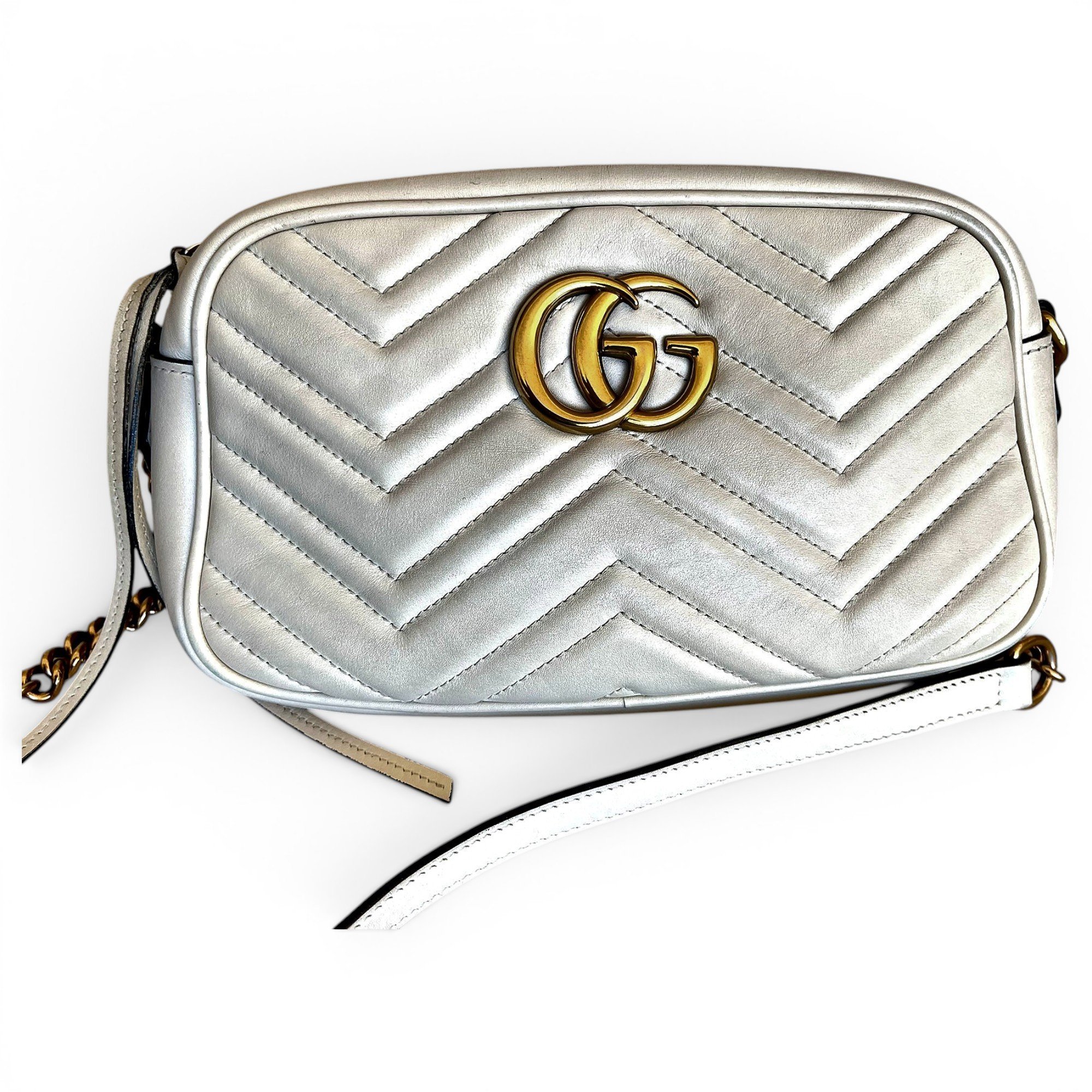 GG Marmont Zip leather crossbody bag