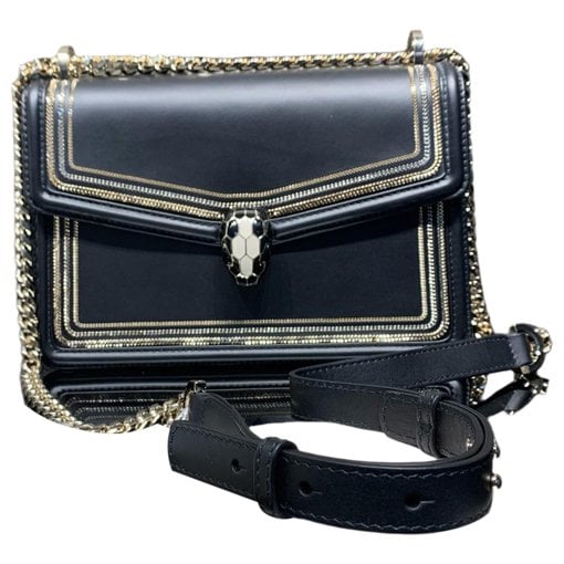 Serpenti leather handbag