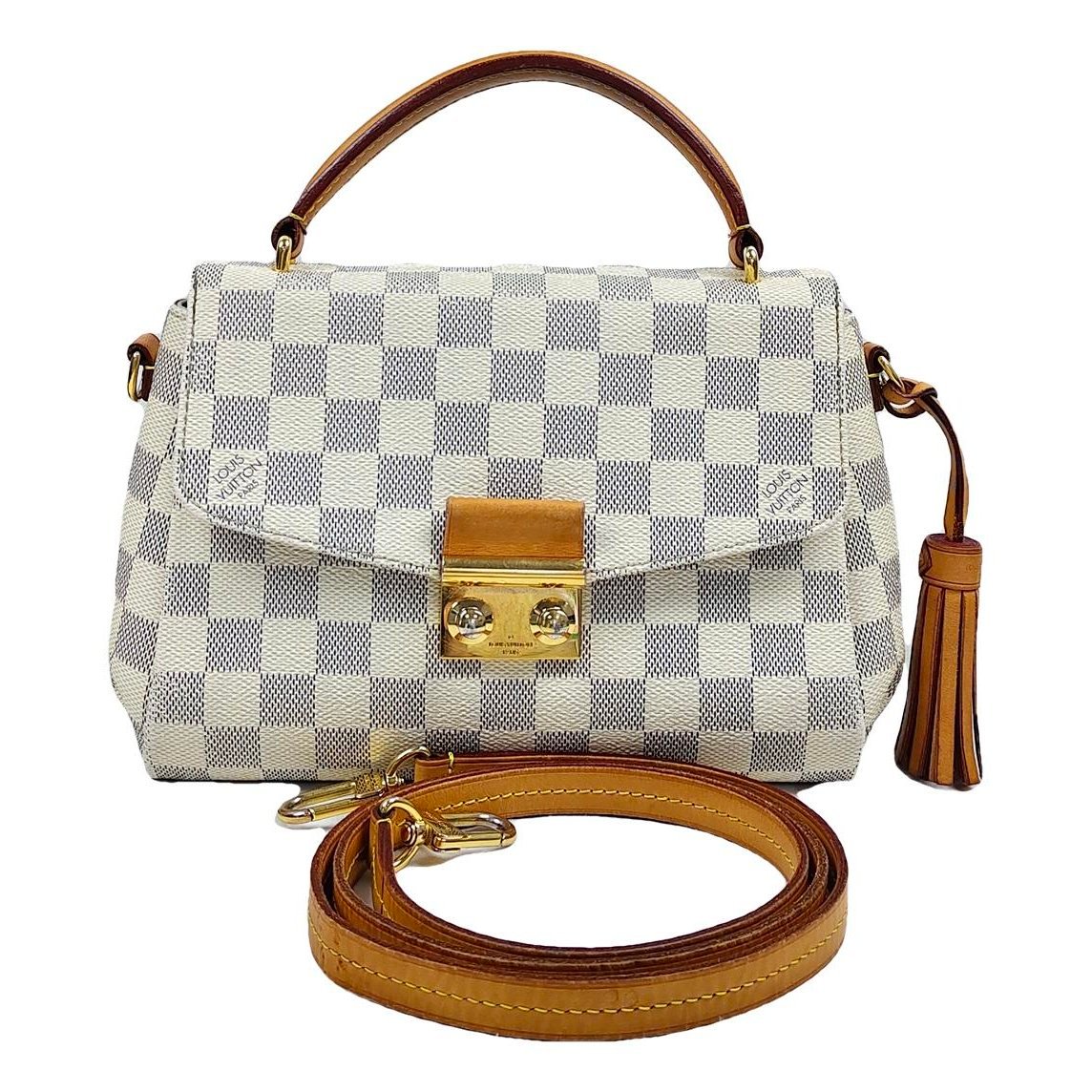 Croisette leather handbag