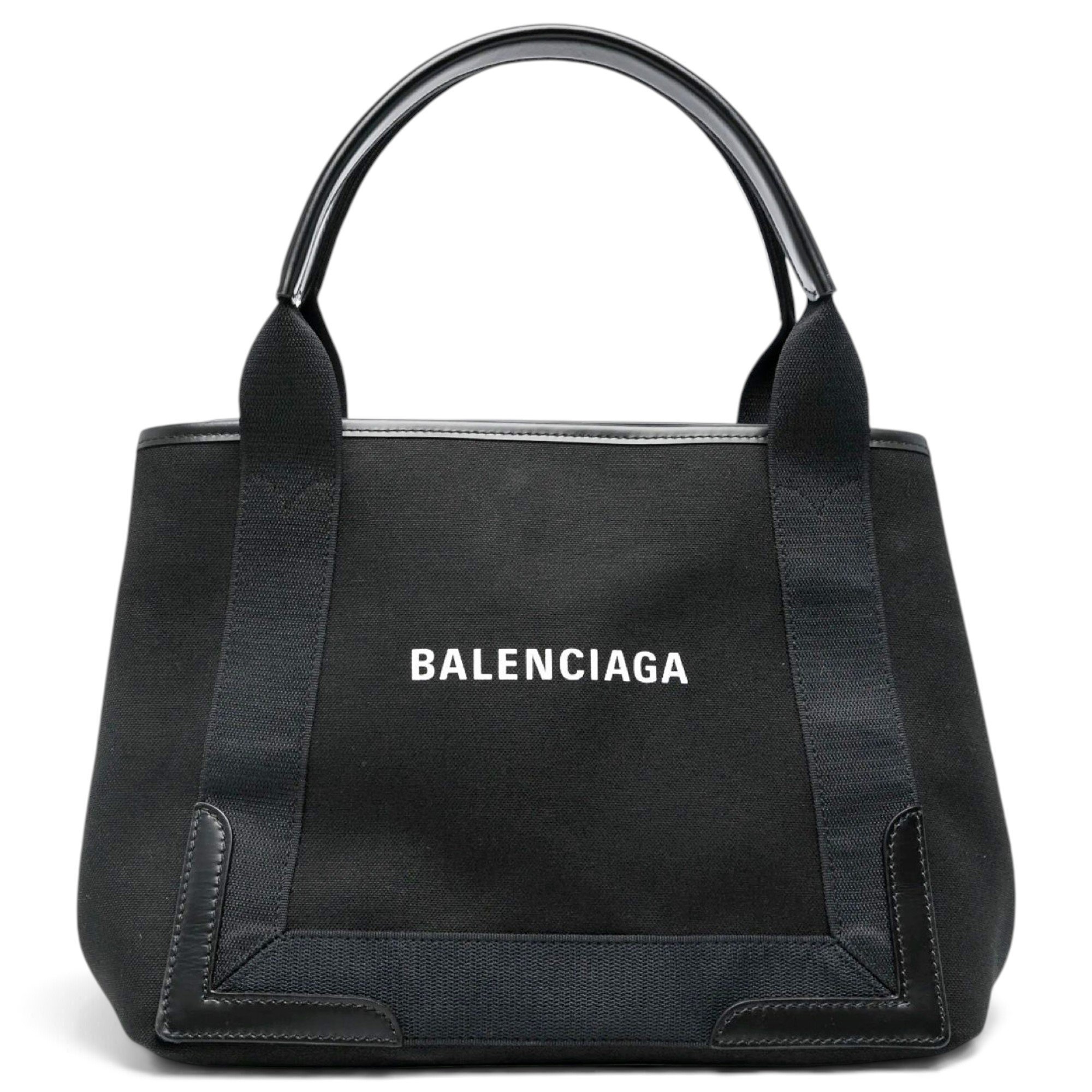 Navy cabas cloth tote