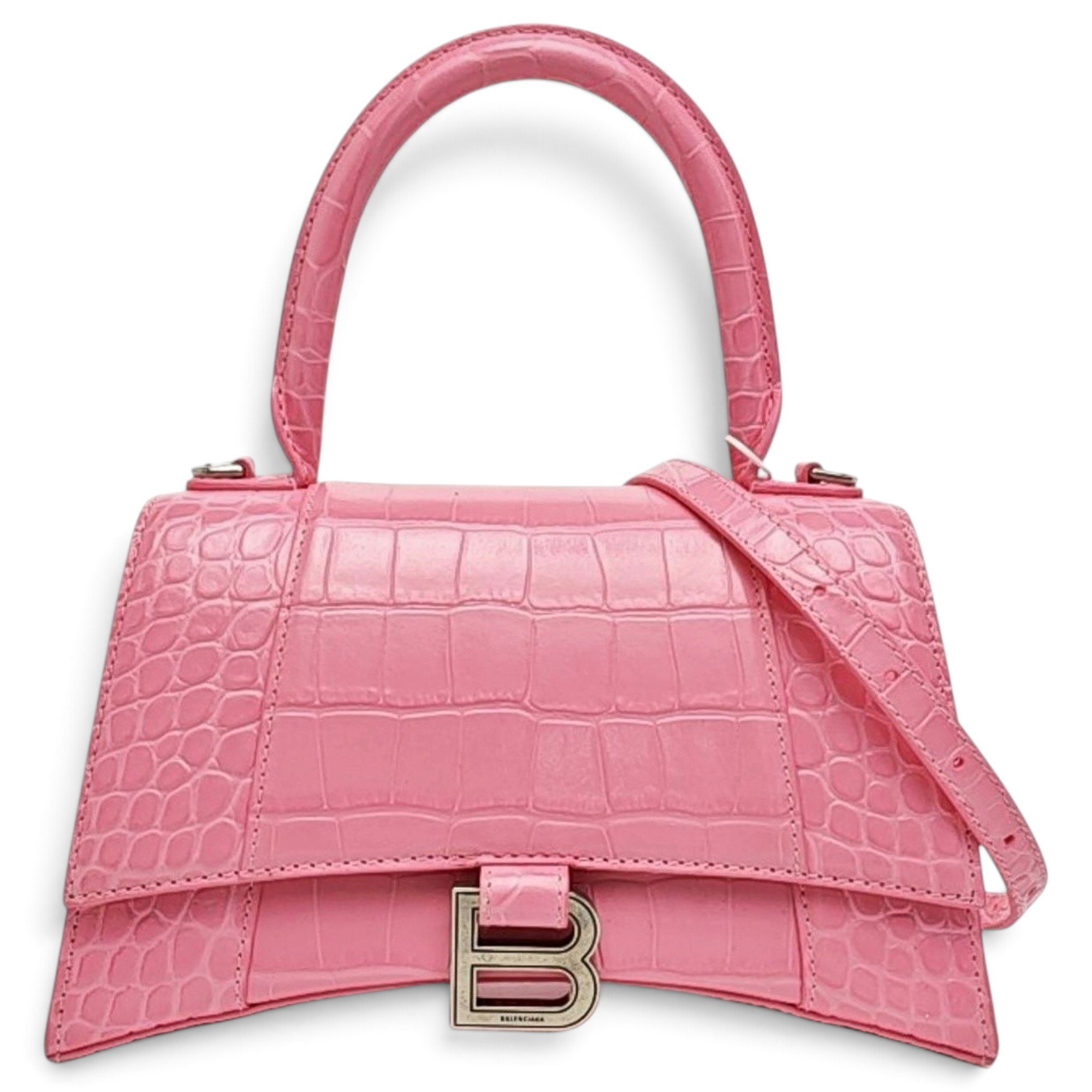 Balenciaga Hourglass leather handbag