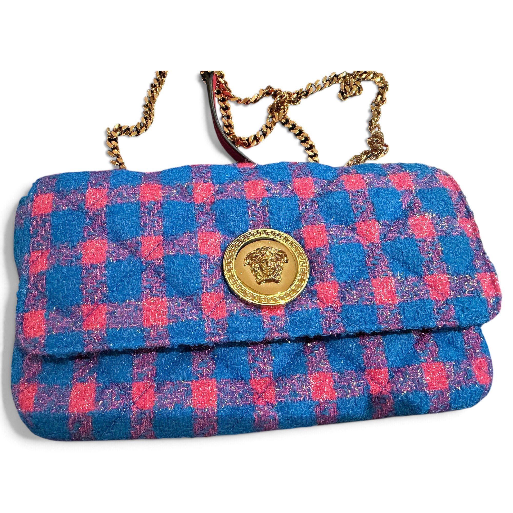 Icon tweed crossbody bag