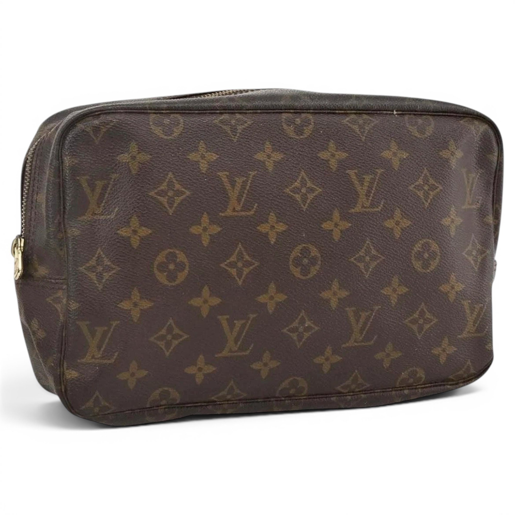 Leather clutch bag