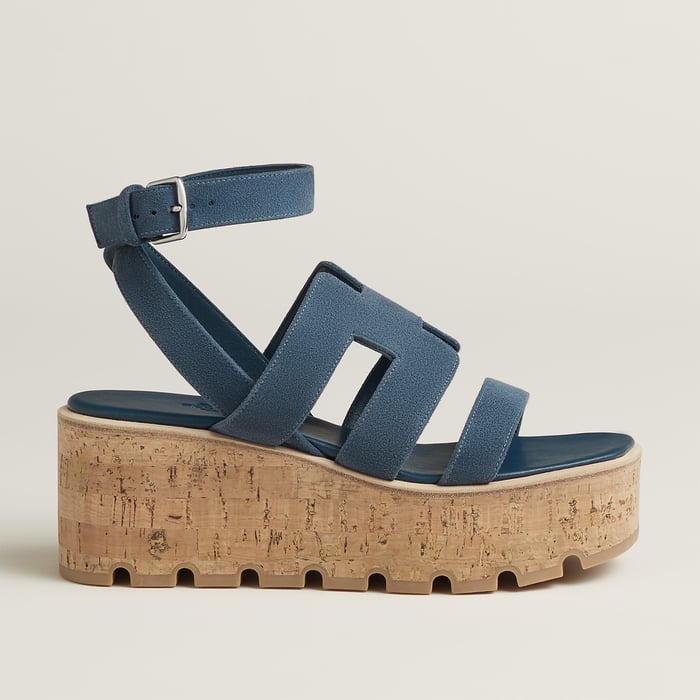 Bleu Céleste Sandália Havane 30