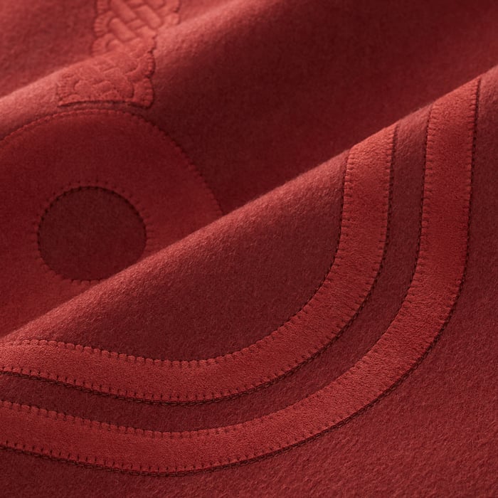 Rouge H Trompe l'Oeil Coaching Stole