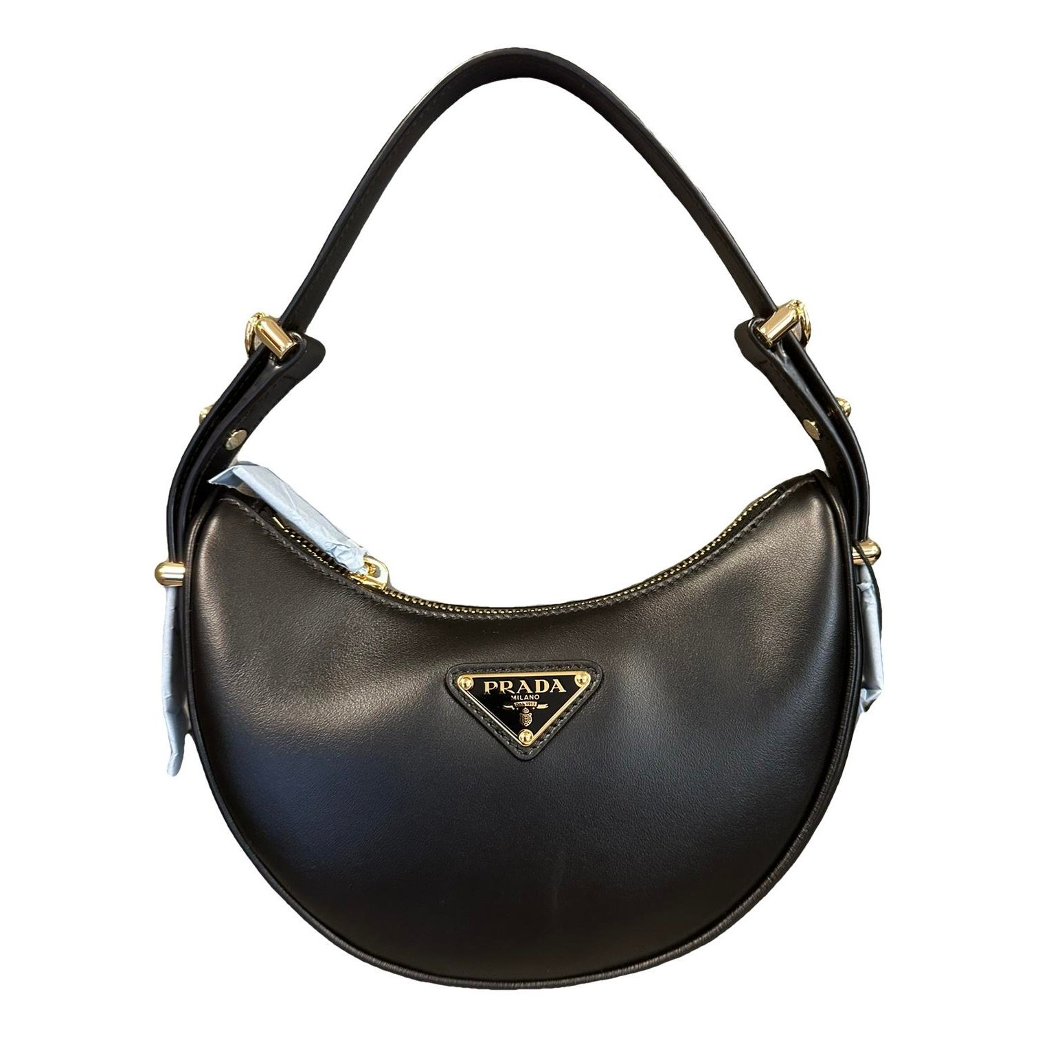 Arqué leather handbag