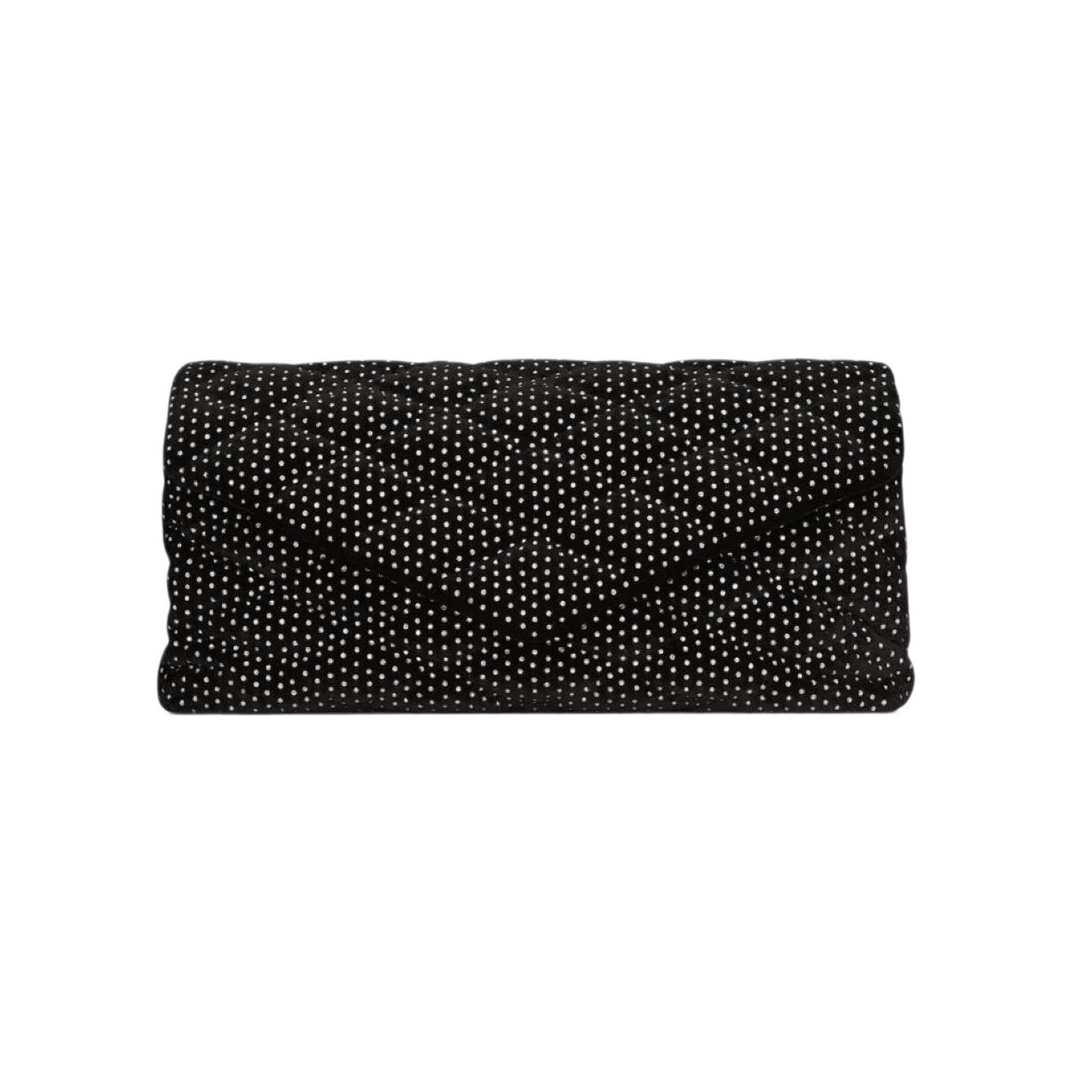 Cassandre velvet clutch bag