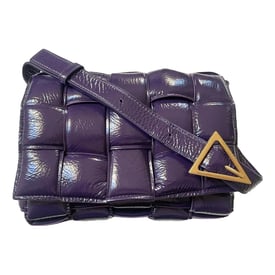 Bottega Veneta Cassette Padded patent leather crossbody bag