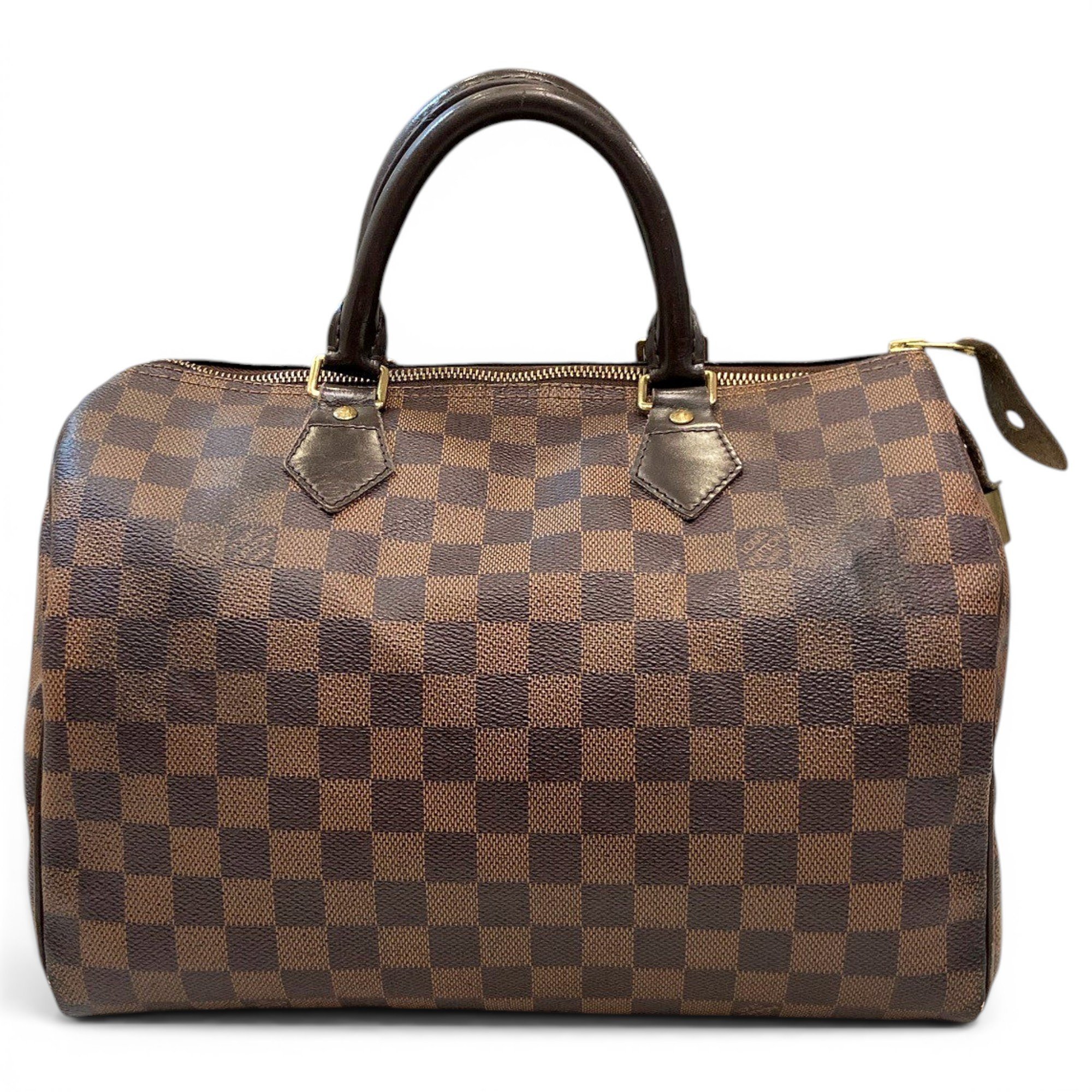 Speedy leather handbag