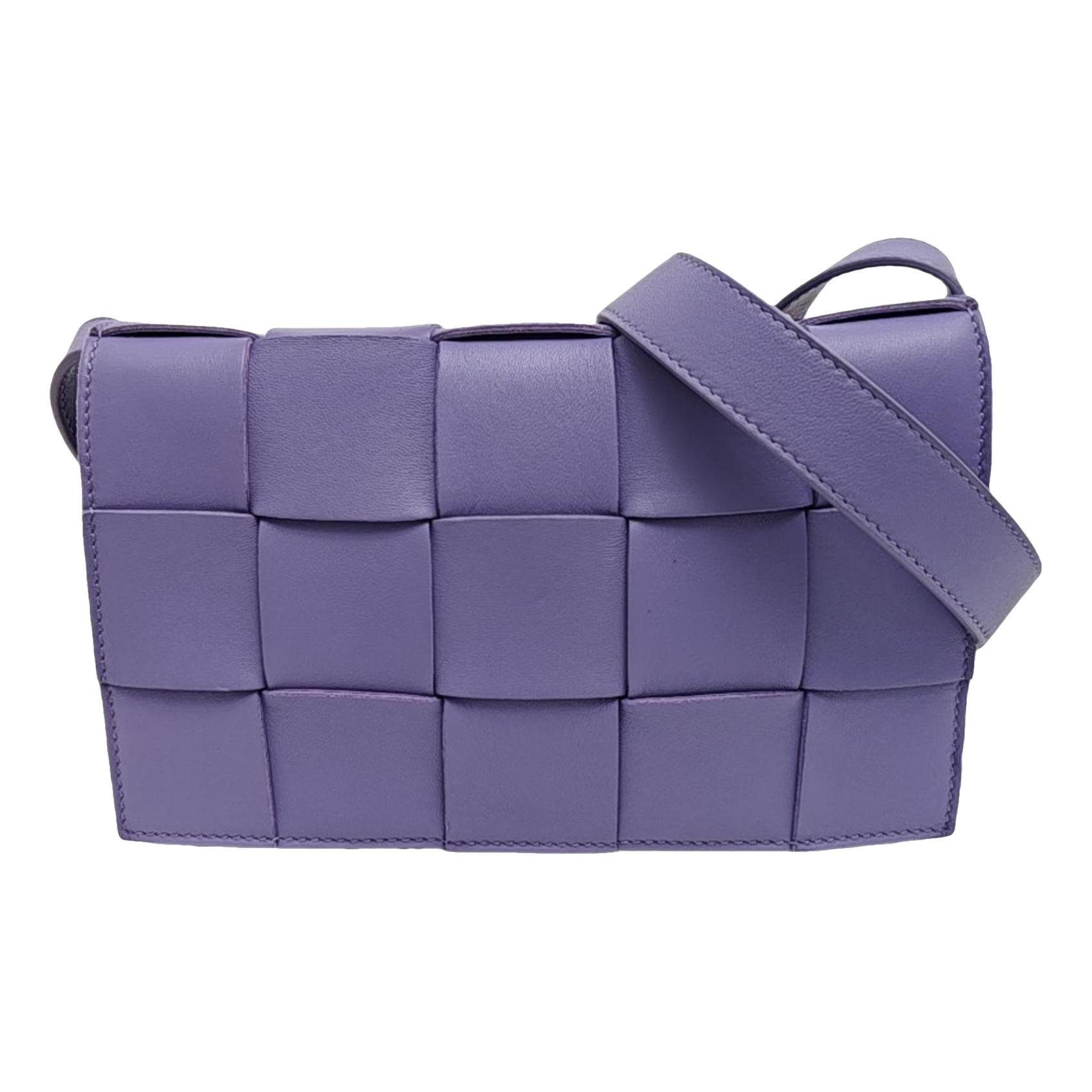 Cassette leather handbag