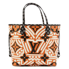 Louis Vuitton Caramel, Black, and White Giant Monogram Crafty Coated Canvas Neverfull MM Gold Hardware, 2020