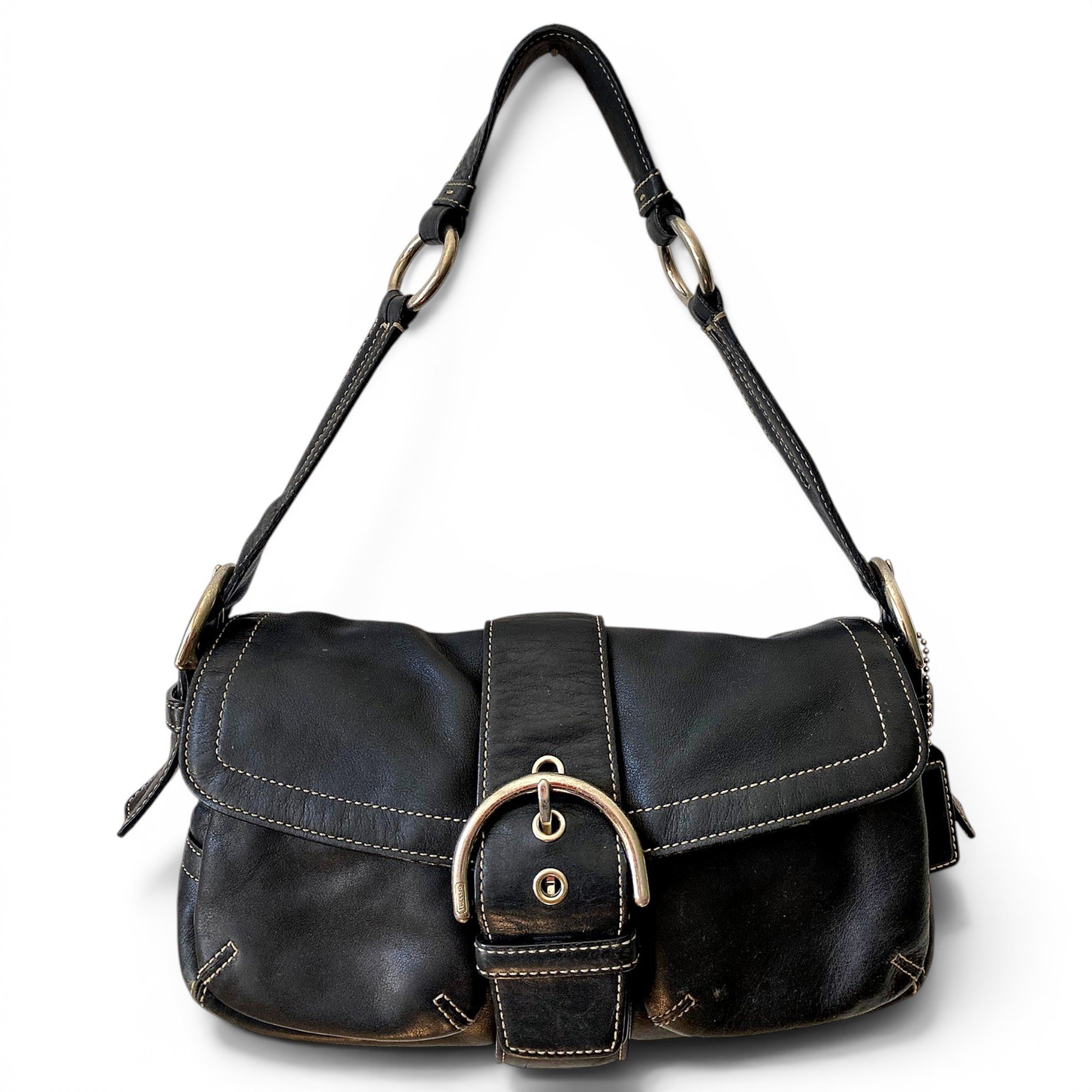 Signature Sufflette leather handbag