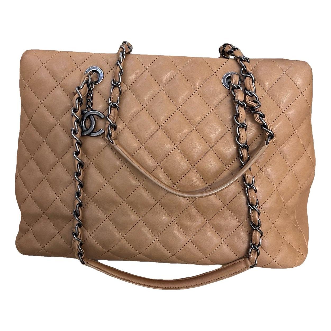 Vintage CC Chain leather tote