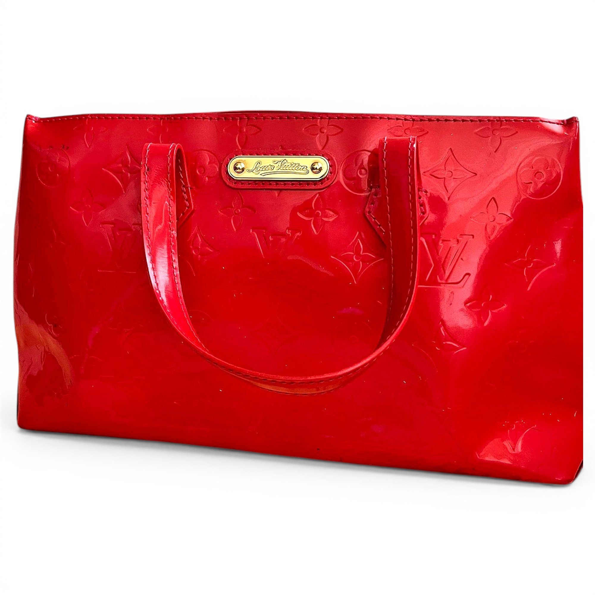 Wilshire patent leather handbag