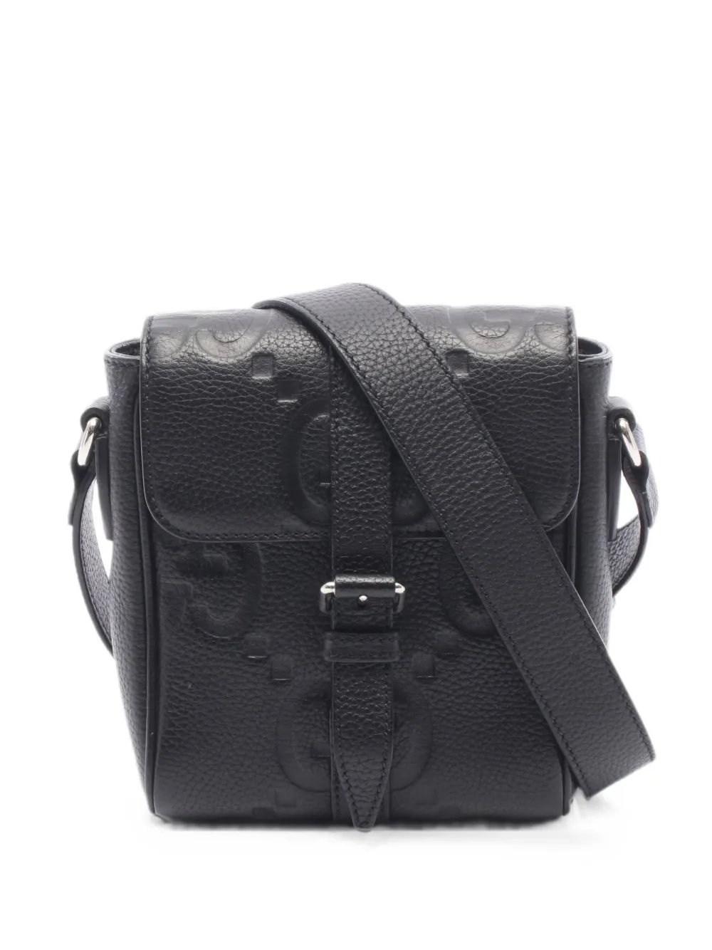 2010s Jumbo GG leather messenger bag