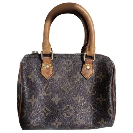 Louis Vuitton Nano Speedy / Mini HL leather handbag
