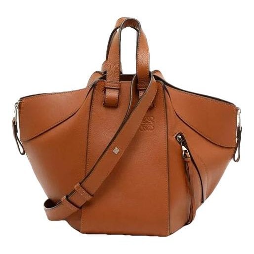 Hammock leather handbag