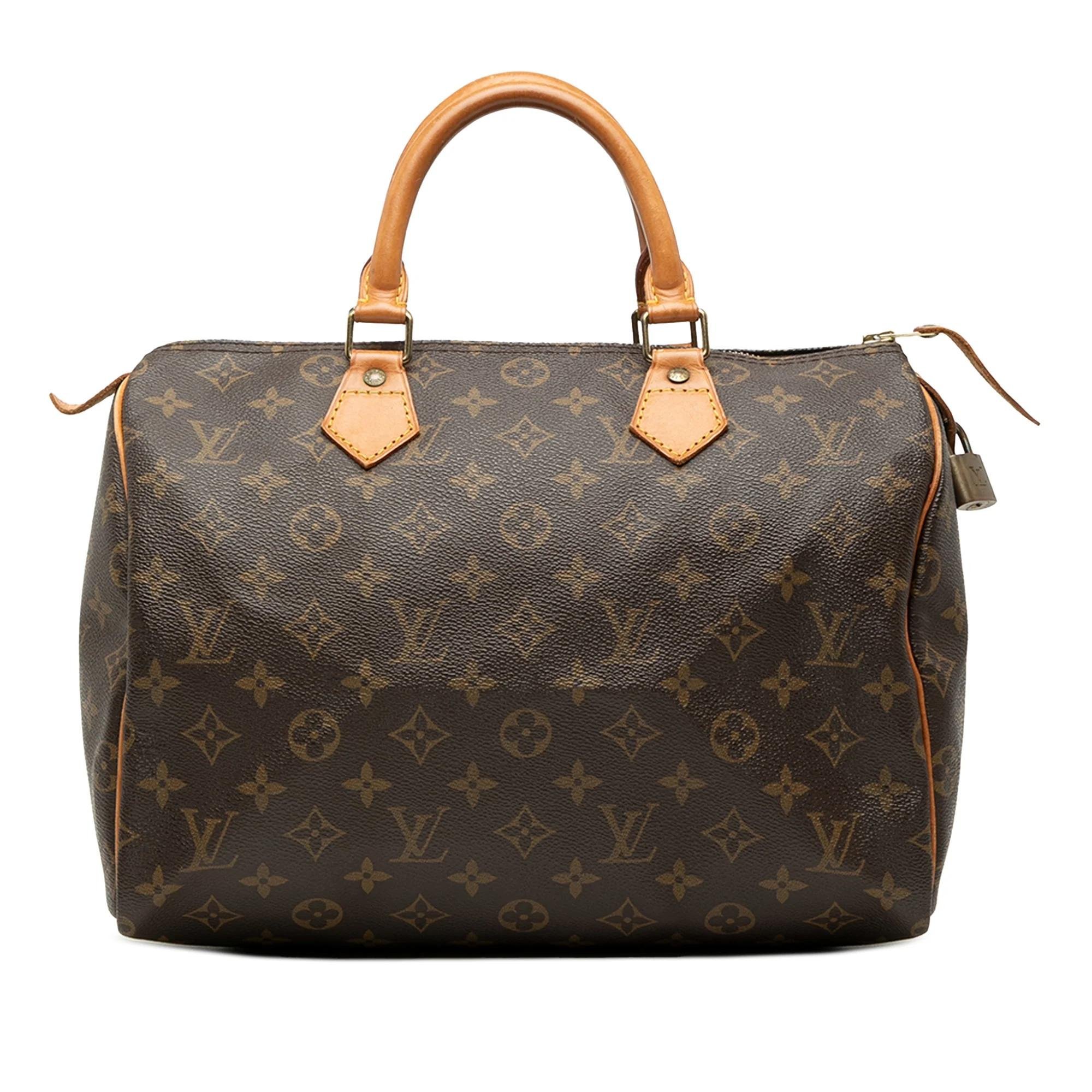 Speedy leather bag
