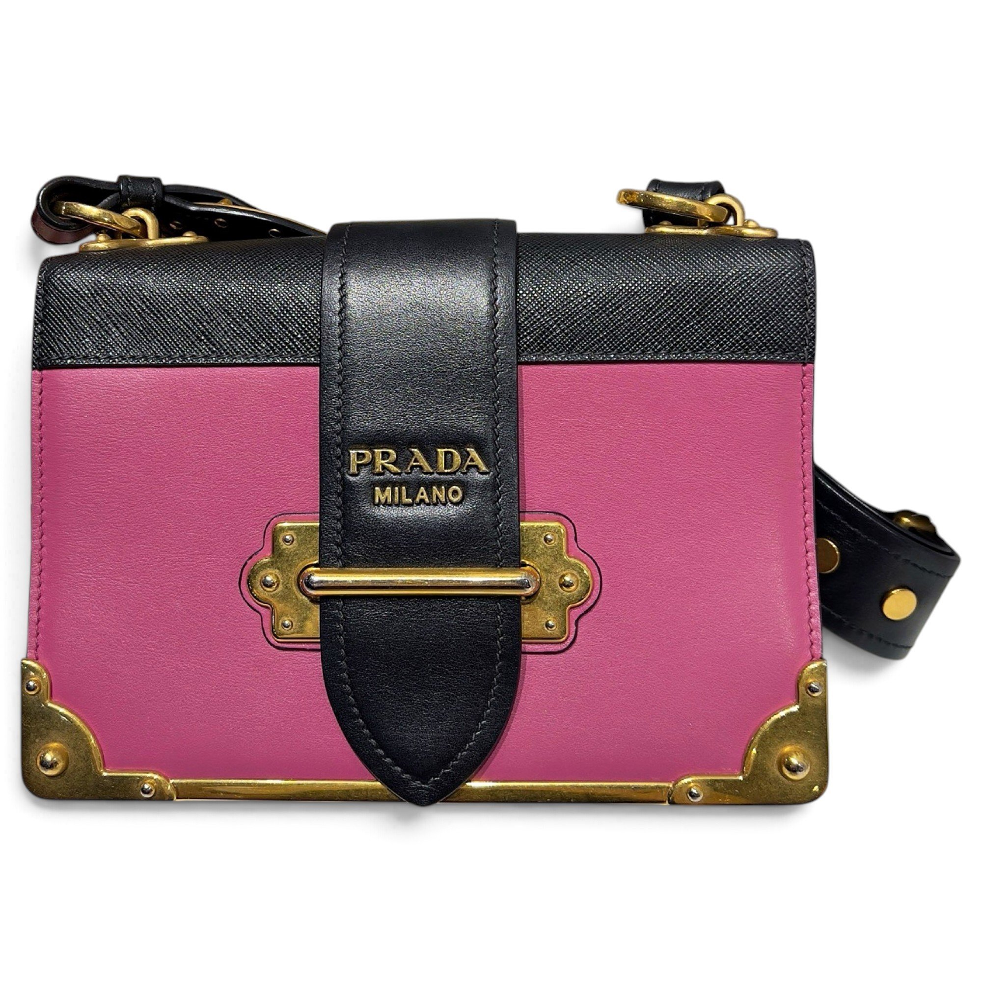 Cahier leather handbag