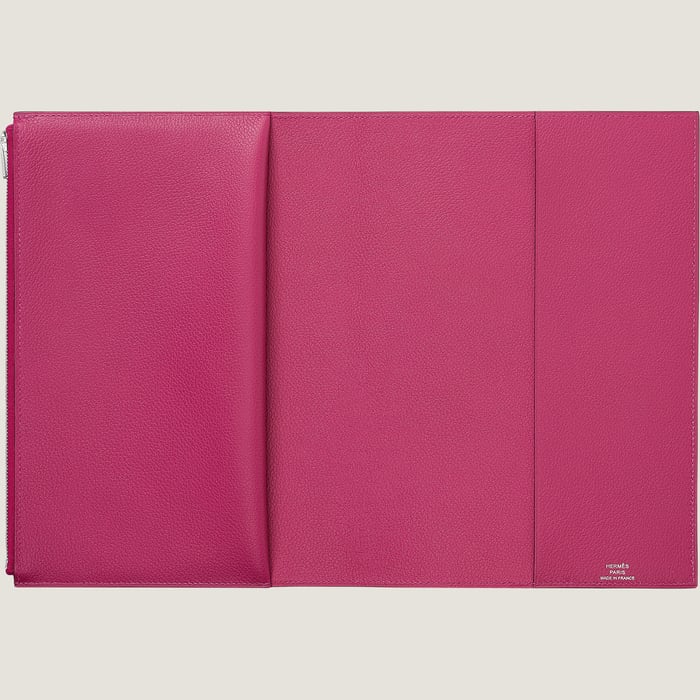 Rose Pourpre Eazip A5 Book Cover