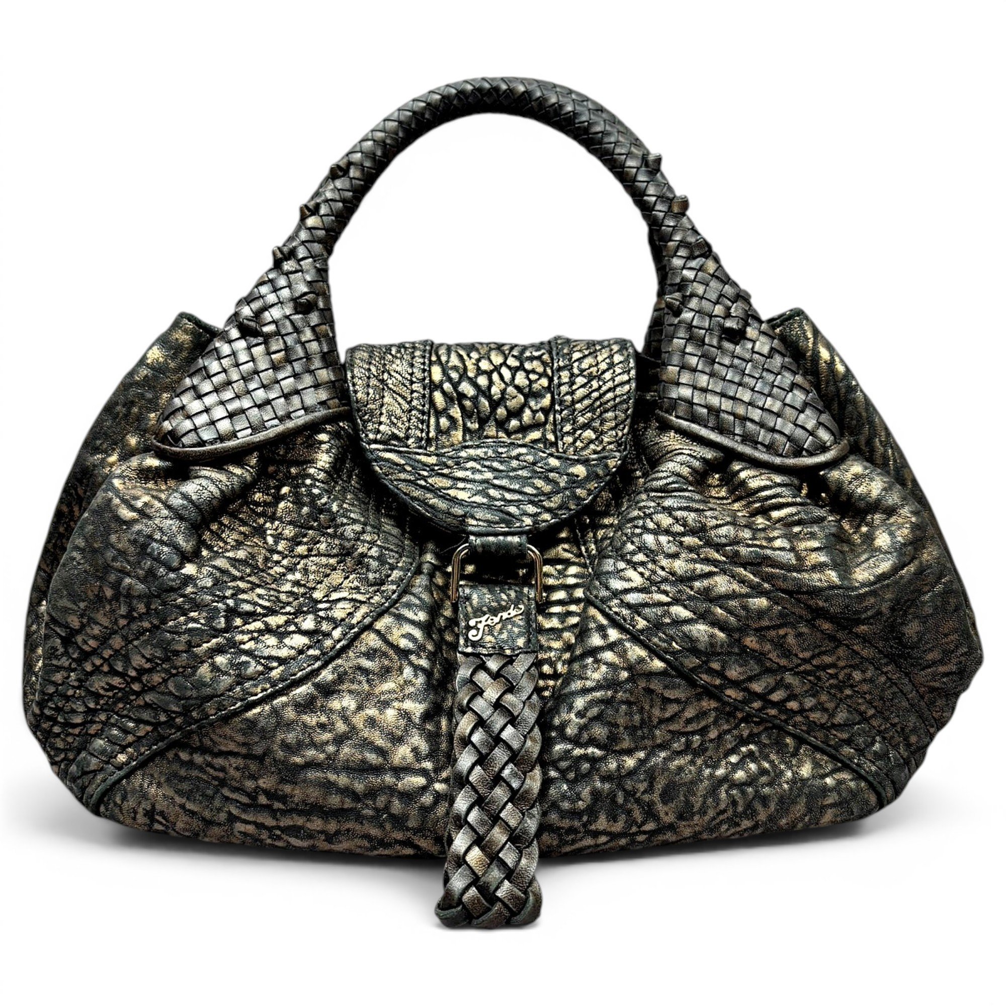 Spy leather handbag