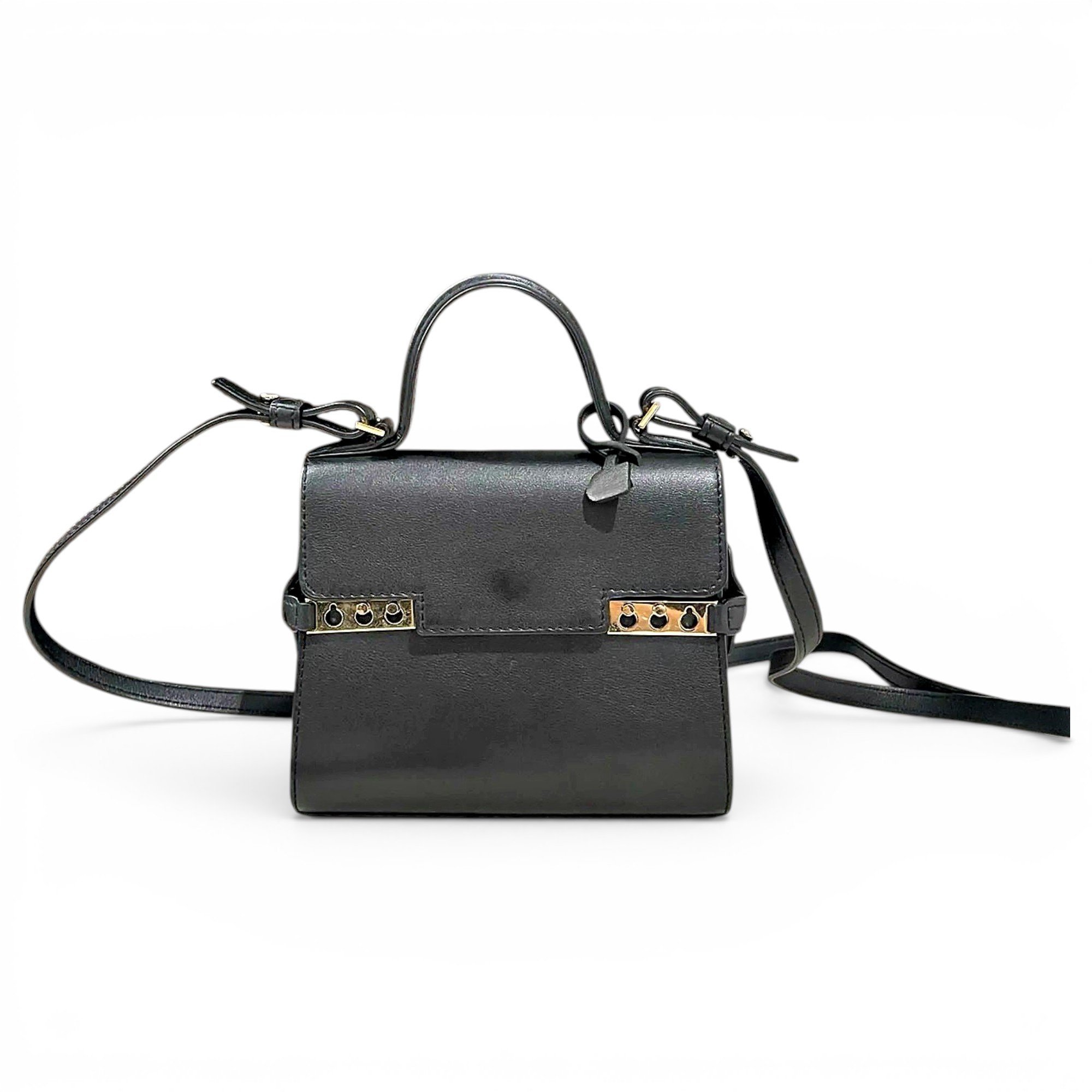Tempête leather crossbody bag