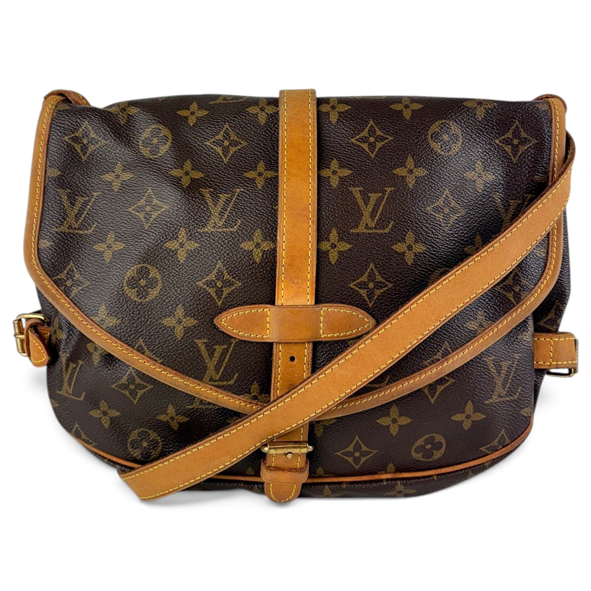 Louis Vuitton Saumur leather crossbody bag