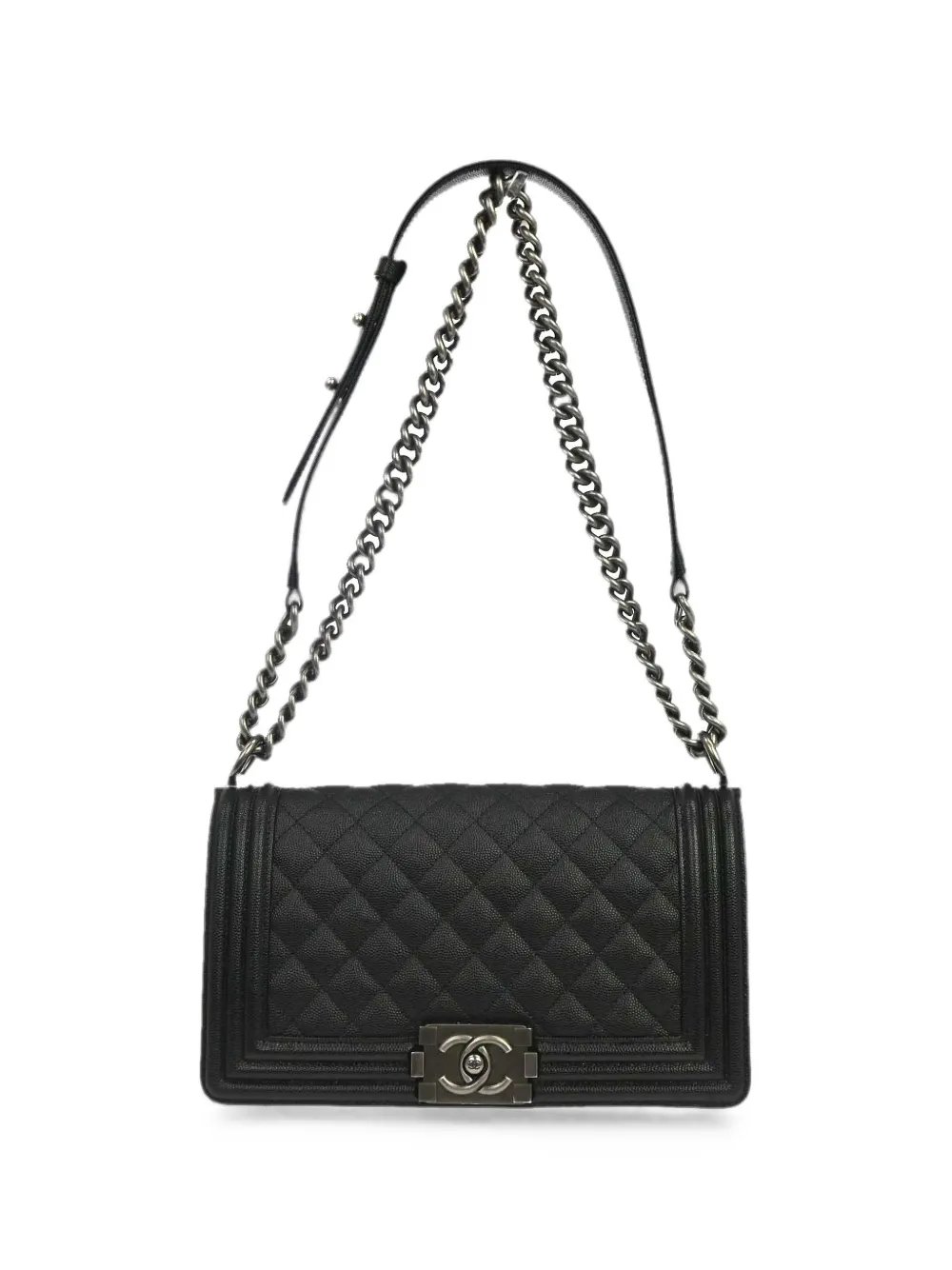 2010-2020s medium Boy Chanel chain-strap shoulder bag