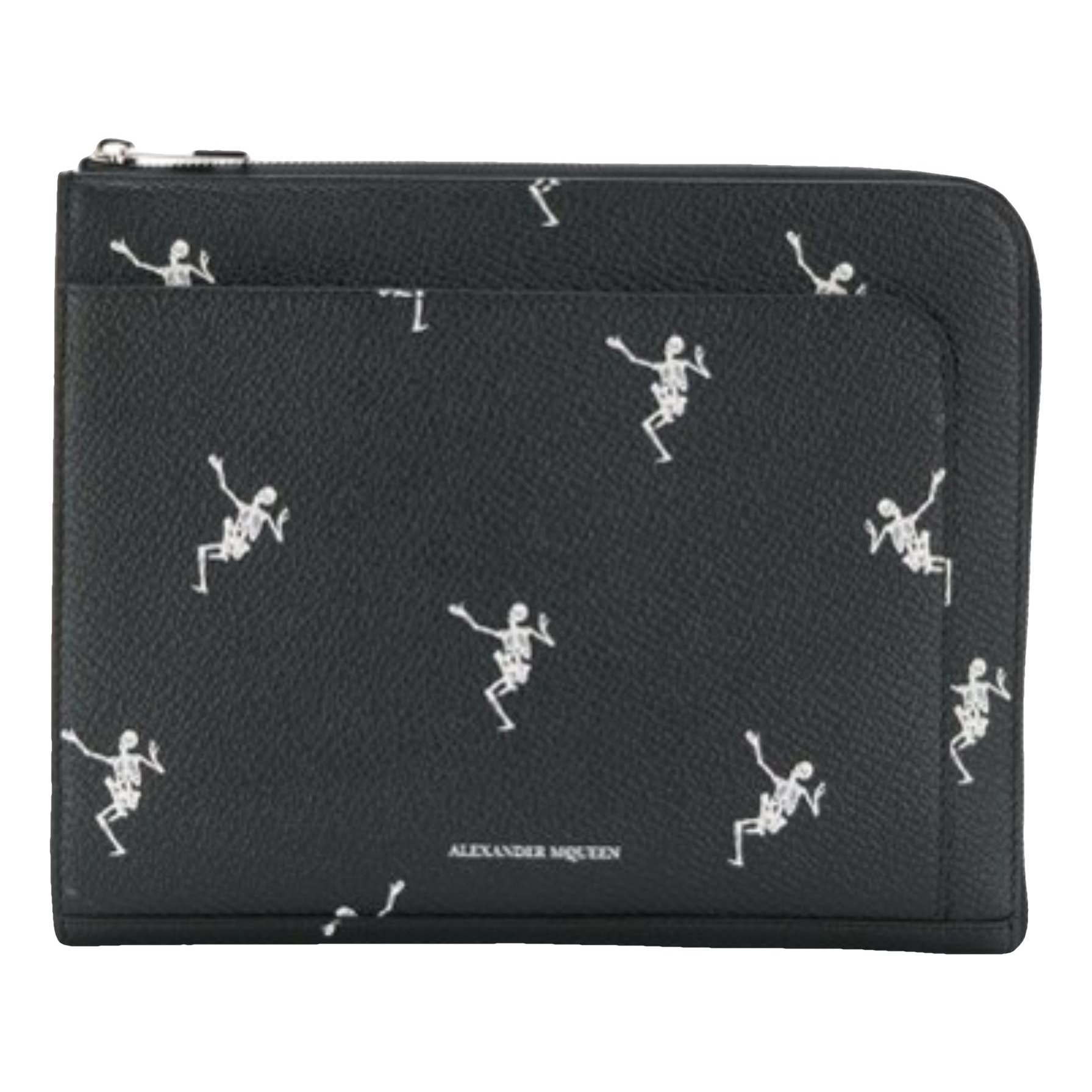 Alexander McQueen Leather clutch bag