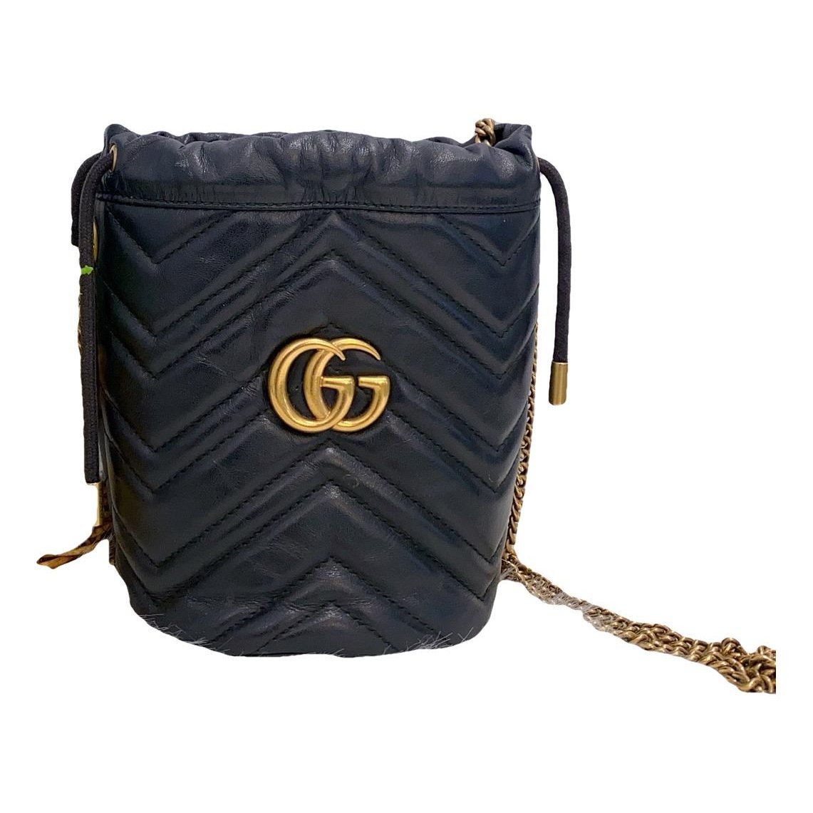 GG Marmont Chain Bucket leather handbag