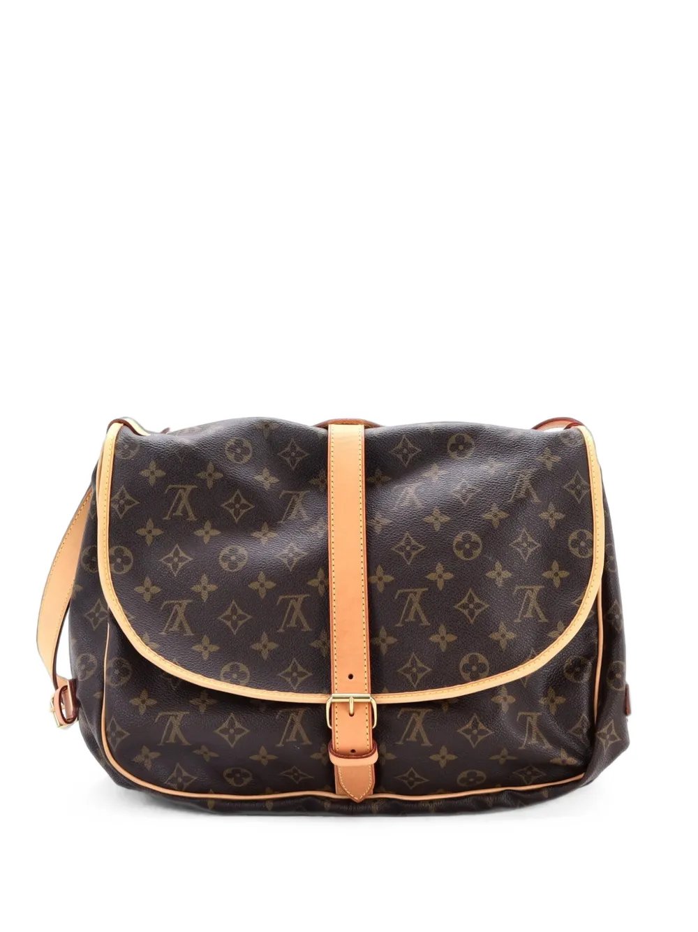 Saumur Handbag Monogram Canvas 35 crossbody bag