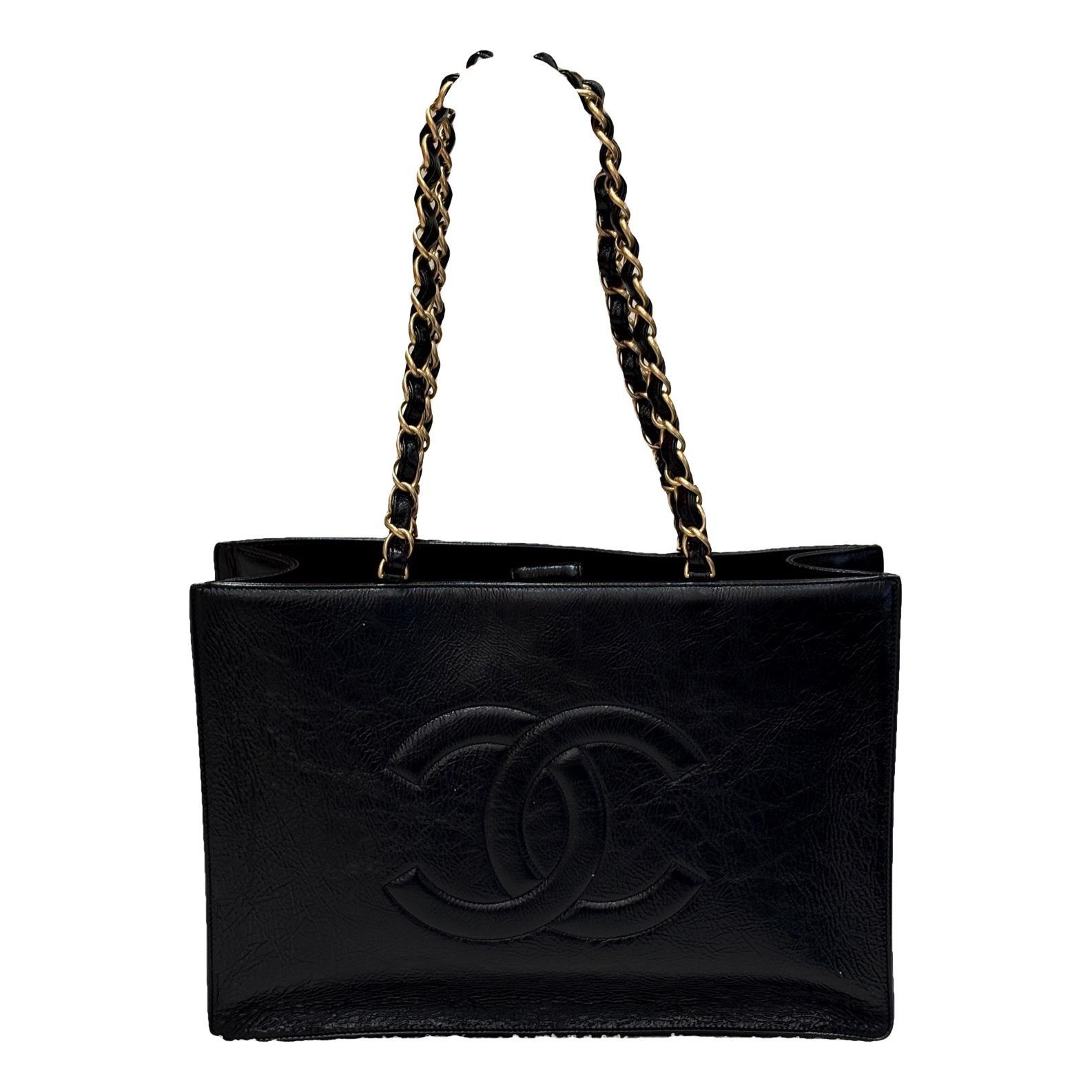 Leather tote