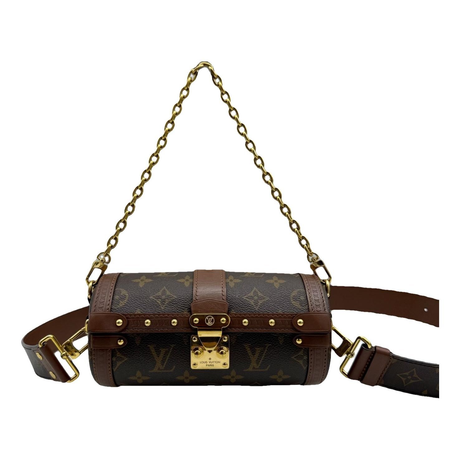 Papillon Trunk leather handbag
